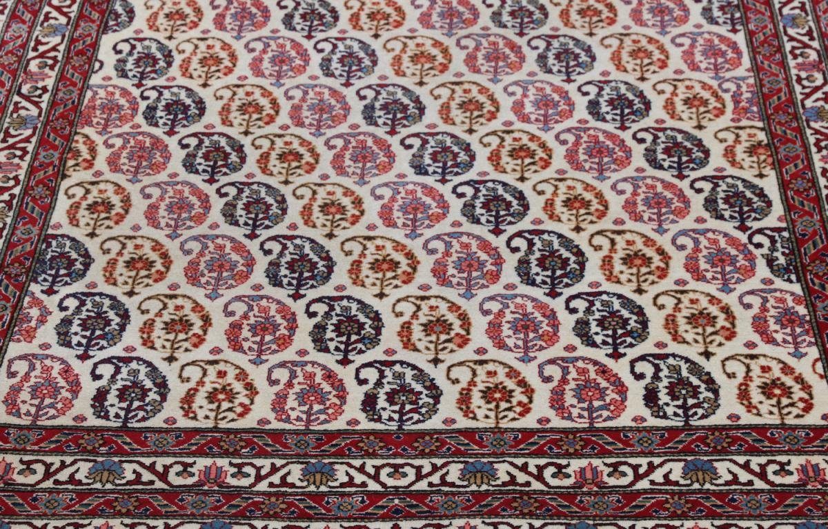 Orientteppich Ghom Antik 127x196 Handgeknüpfter rechteckig, Orientteppich Höhe: mm 10 Perserteppich, Nain / Trading