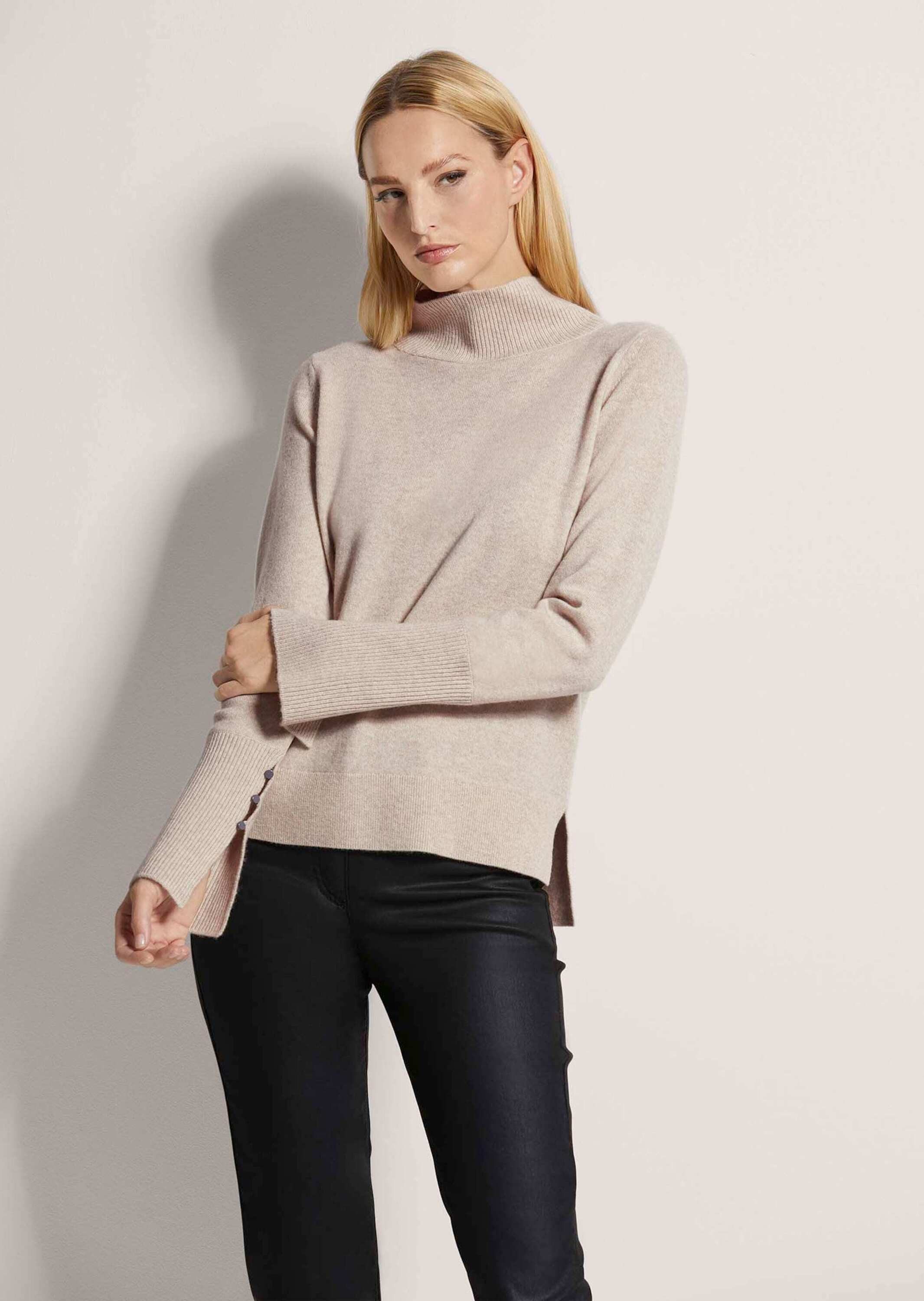 MADELEINE Strickpullover Stehkragen-Pullover günstig online kaufen