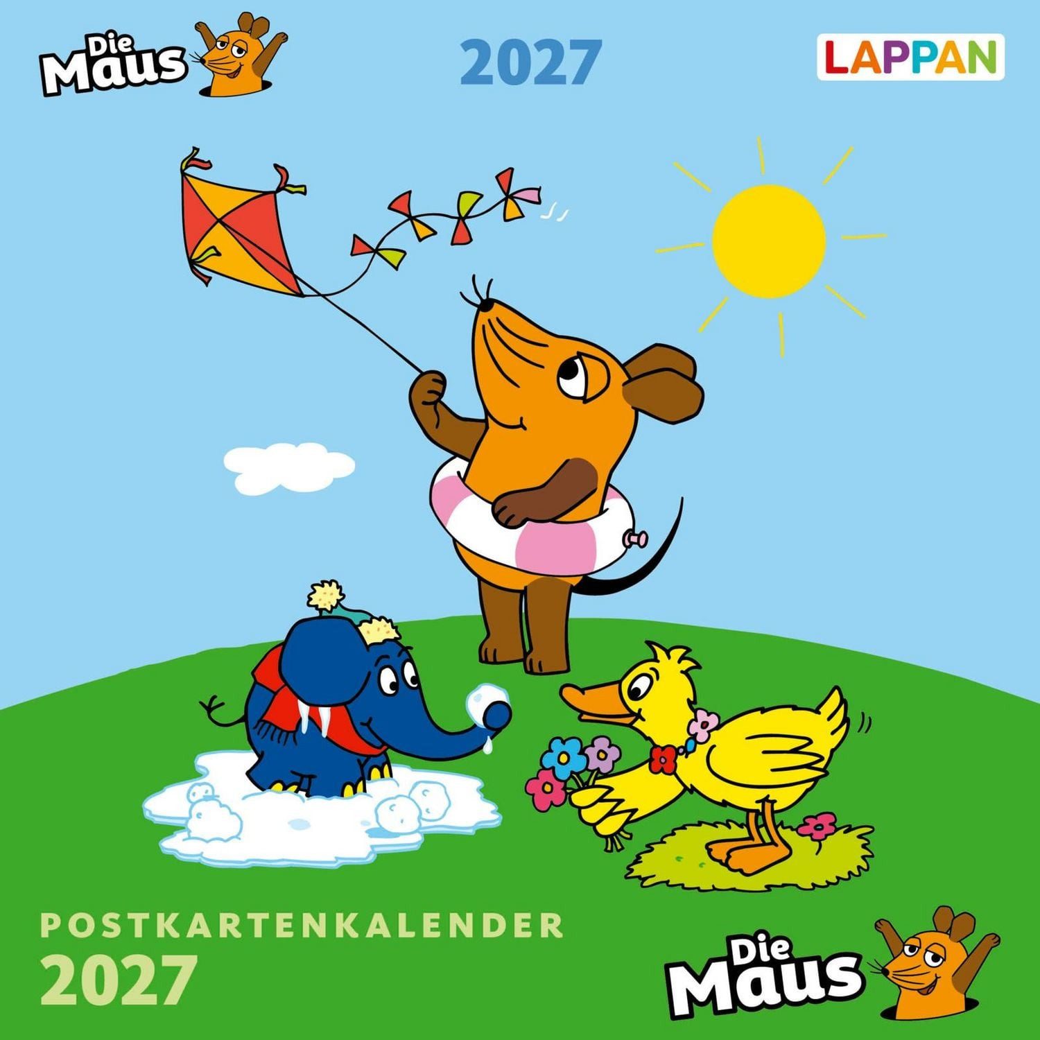 Terminplaner Der Kalender mit der Maus - Postkartenkalender 2027 Wochenkalender mit