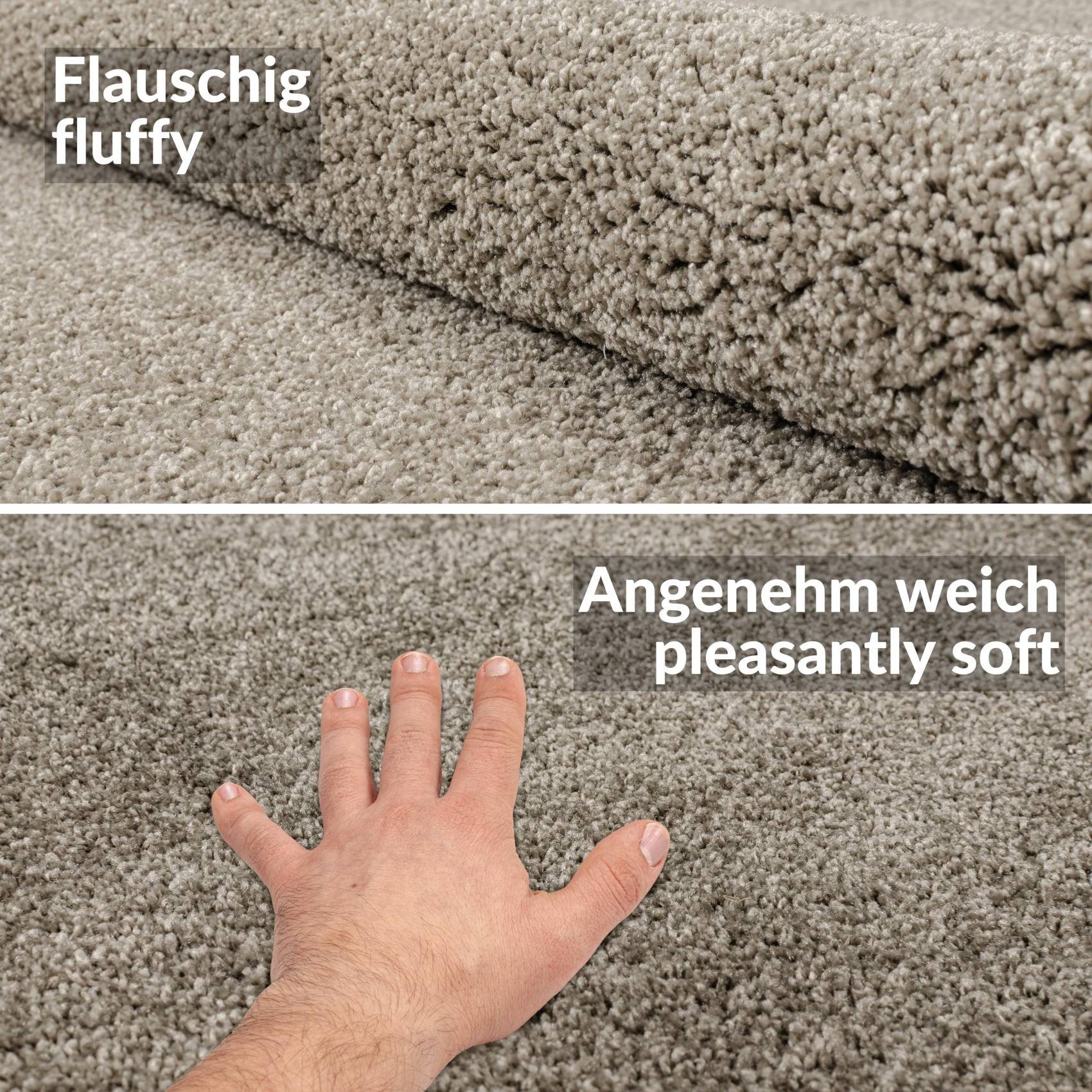 Textil Teppich, mm, Rechteckig, Höhe: 11 ANRO,