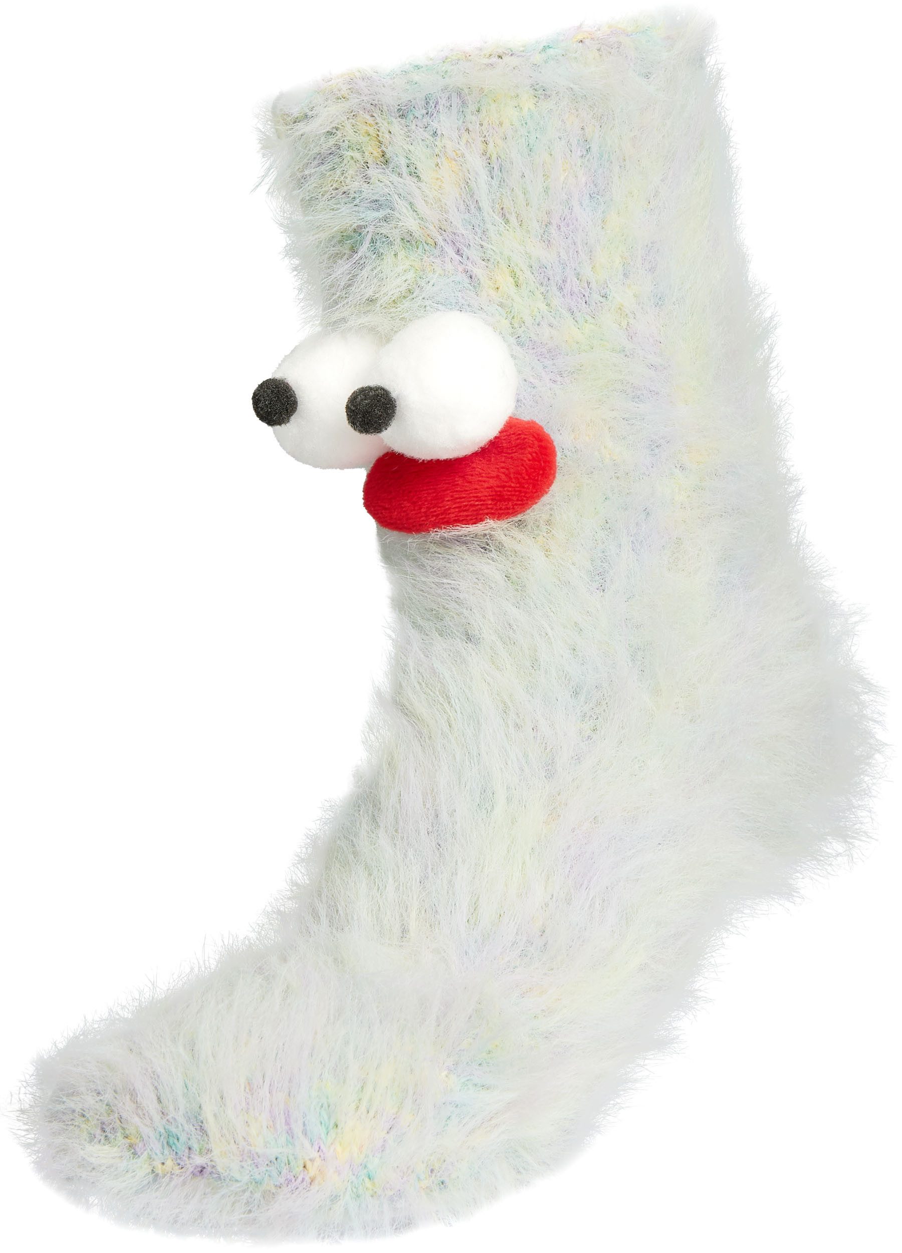 BRUBAKER Носки Lustige Cartoon Monster Plüschsocken mit Gesichtern - Warm & Flauschig (Fluffy Frank, 1-Paar, Spaßsocken) Witzige Носки для дома - Geschenk für Erwachsene und Kinder