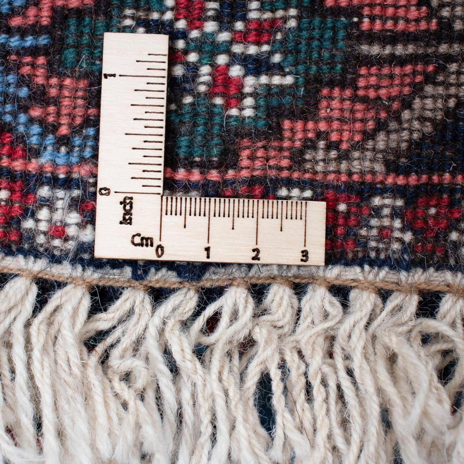 mit Felder cm, Höhe: Wollteppich scuro Unikat 361 mm, morgenland, Zertifikat rechteckig, 10 Bachtiar Rosso 246 x