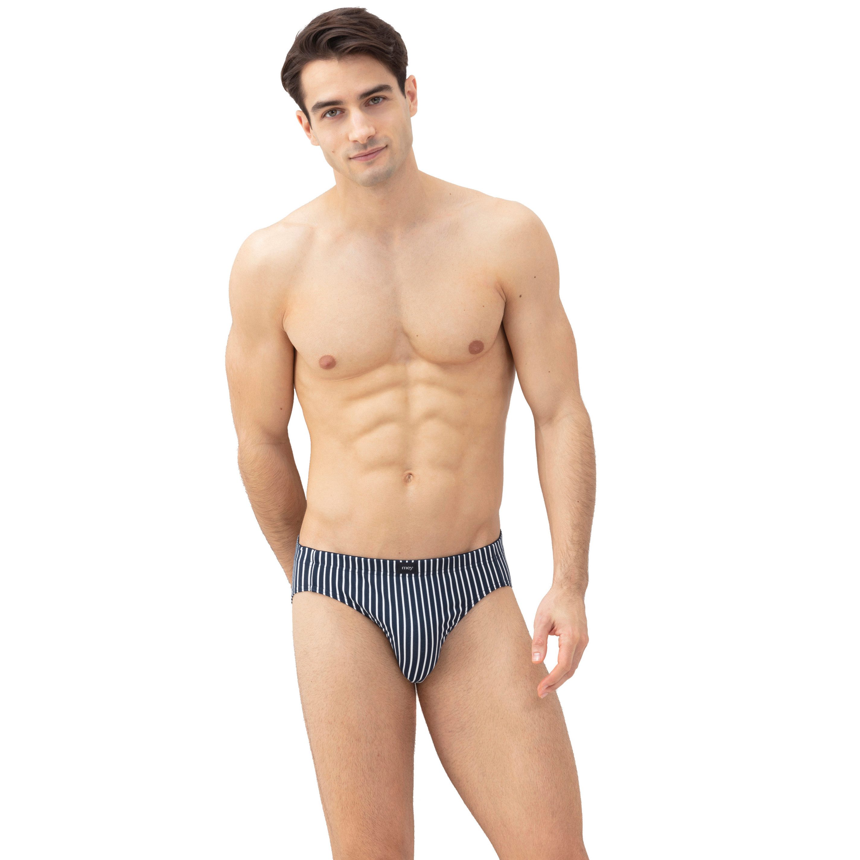Slip Herren Jazz-Pant Slip gestreift aus Bio-Baumwolle