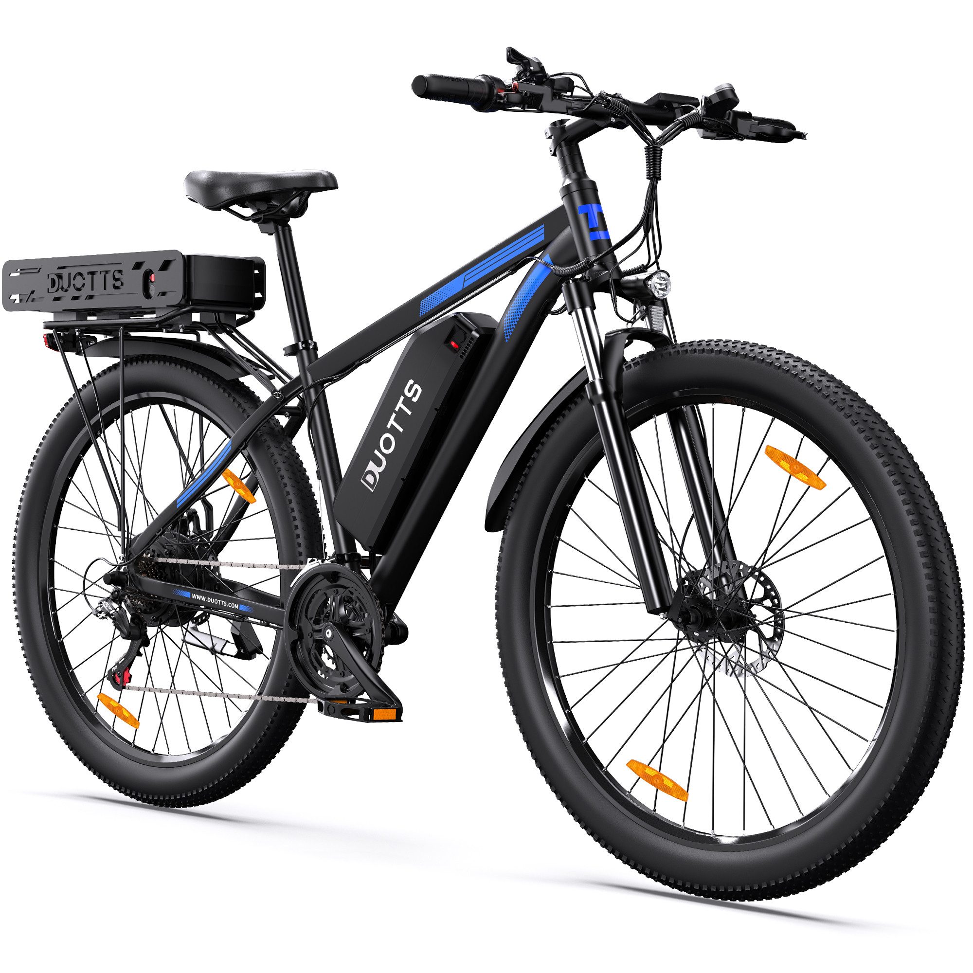 DUOTTS E-Bike Cityrad herren Elektrofahrrad 48V 37,5AH cityrad 29 Zoll damen 65Nm, Pedelec, 21 Gang, Kettenschaltung, Heckmotor, 1800 Wh, MTB E Mountainbike Pedelec Snowbike für Damen u. Herren
