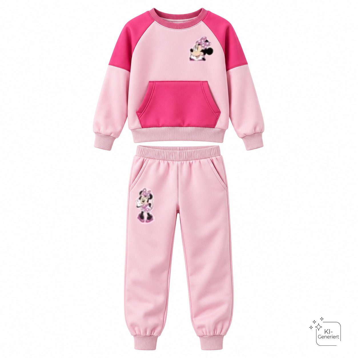 Textiel Trade B.V. Jogginganzug Disney Minnie Mädchen – Sportlicher Freizeitanzug für Kinder