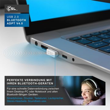 CSL Bluetooth-Adapter, BT4.0 USB Stick, hohe Reichweite, inklusive Treiber