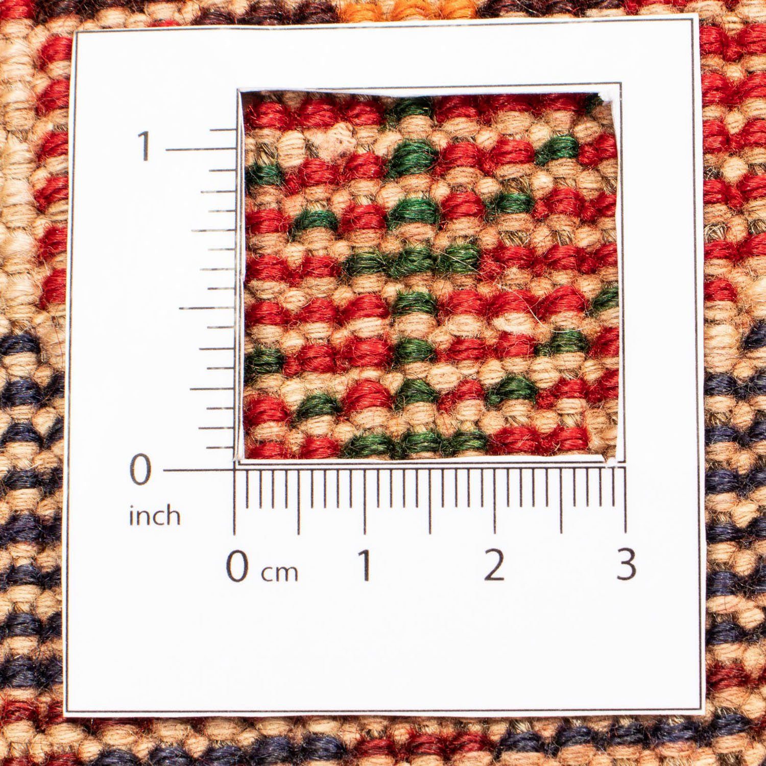 Wollteppich Medaillon Zertifikat Höhe: rechteckig, Shiraz Rosso cm, mit x mm, 300 morgenland, Unikat 10 208