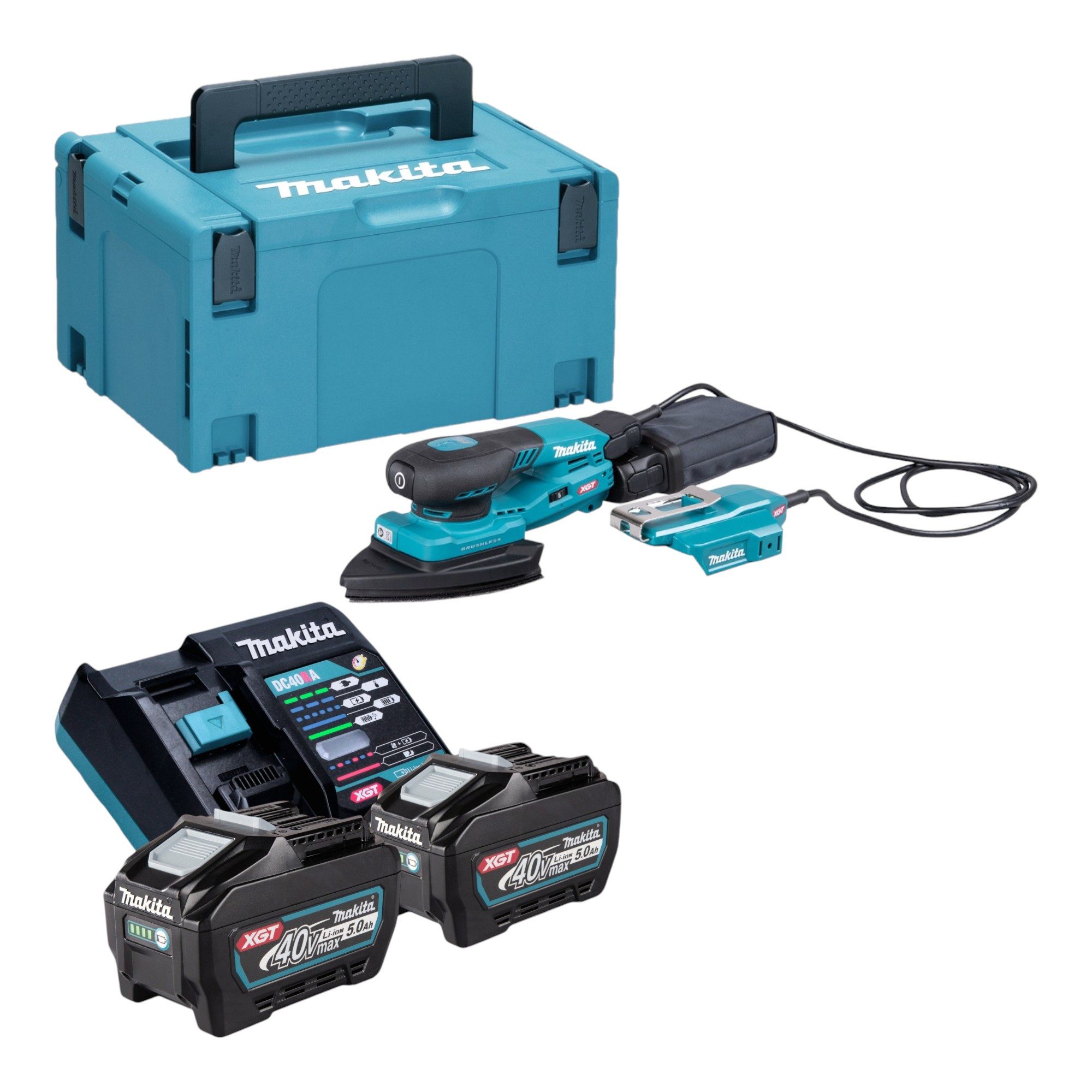 Makita Deltaschleifer BO 006 CGT201 Akku 40 V max. 100 x 150 mm 3,0 mm Hub Brushless