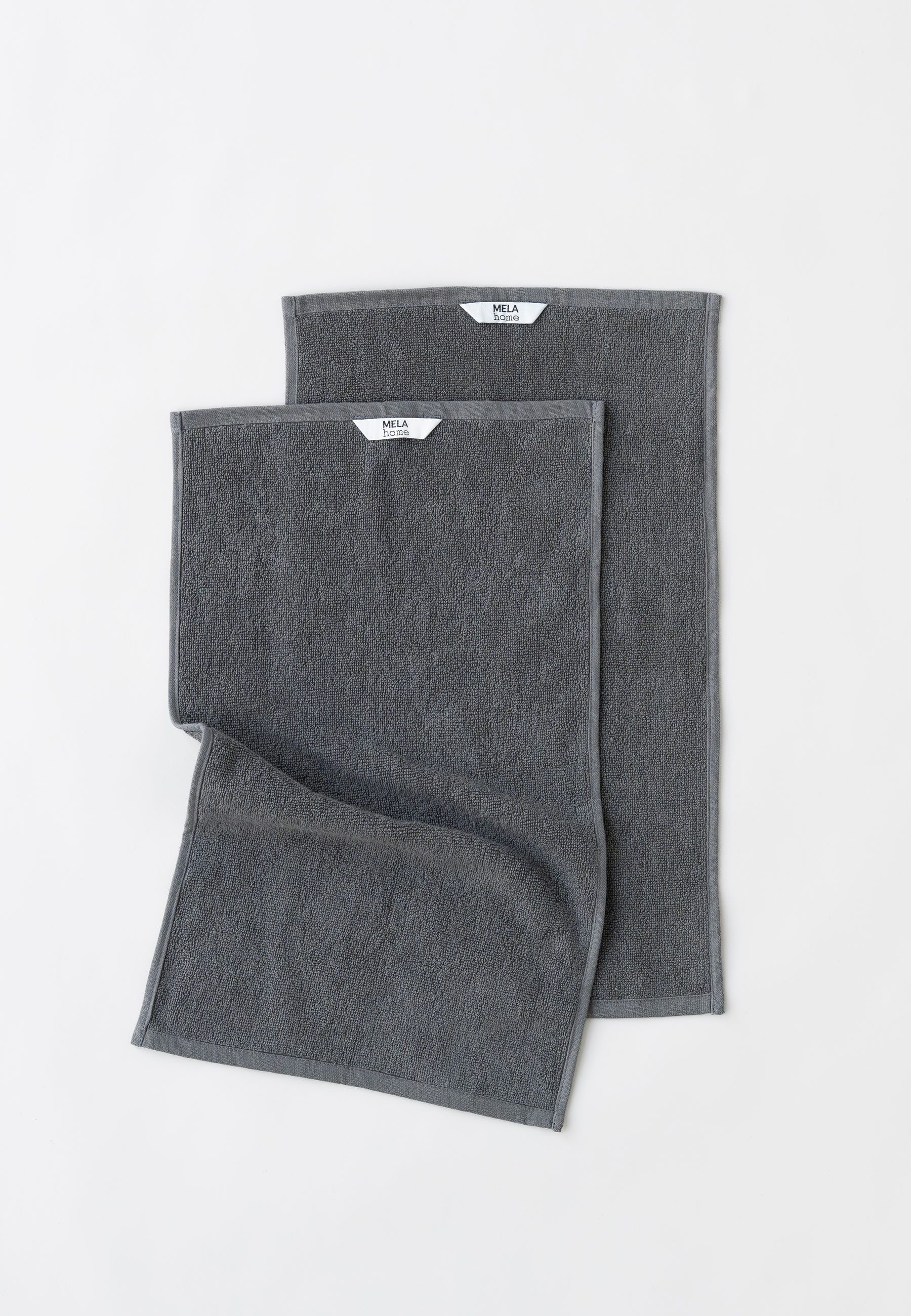 MELA Handtücher Handtuch Style TANVI, 100% Bio-Baumwoll Frottier für hohe Saugfähigkeit und weichen Griff