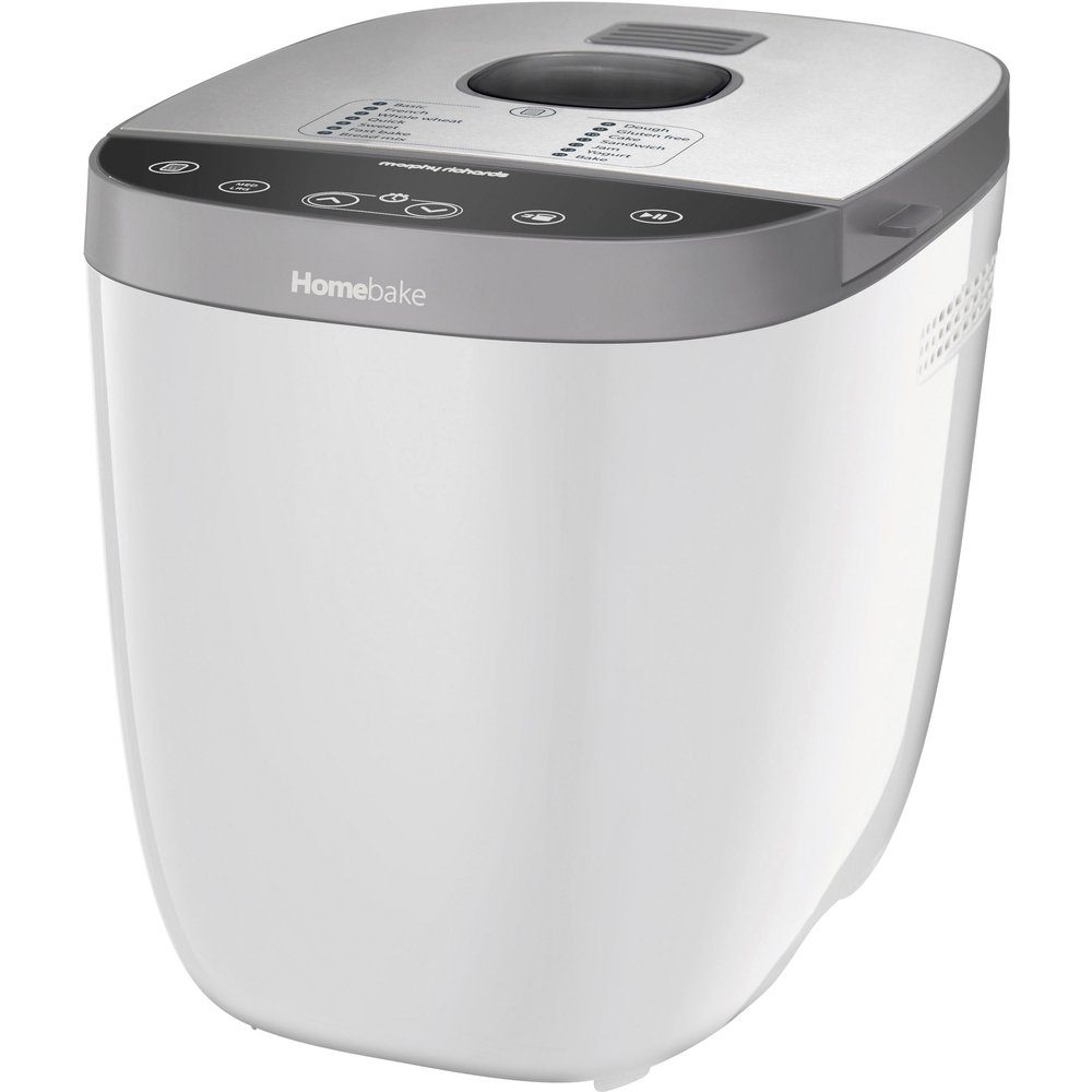 Morphy Richards Brotbackautomat Morphy Richards Homebake Brotbackautomat Weiß, 600.00 W