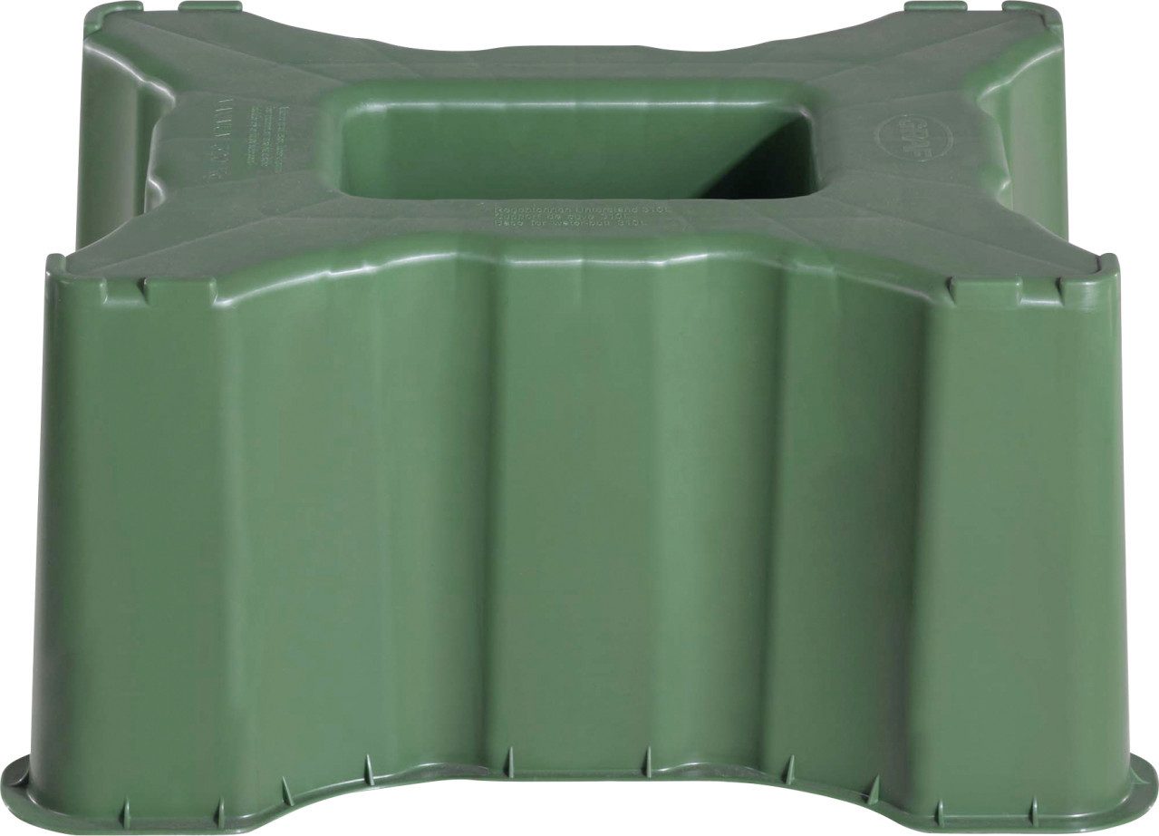 GARANTIA Regentonne Garantia Unterstand Regentonnen eckig 520 L grün