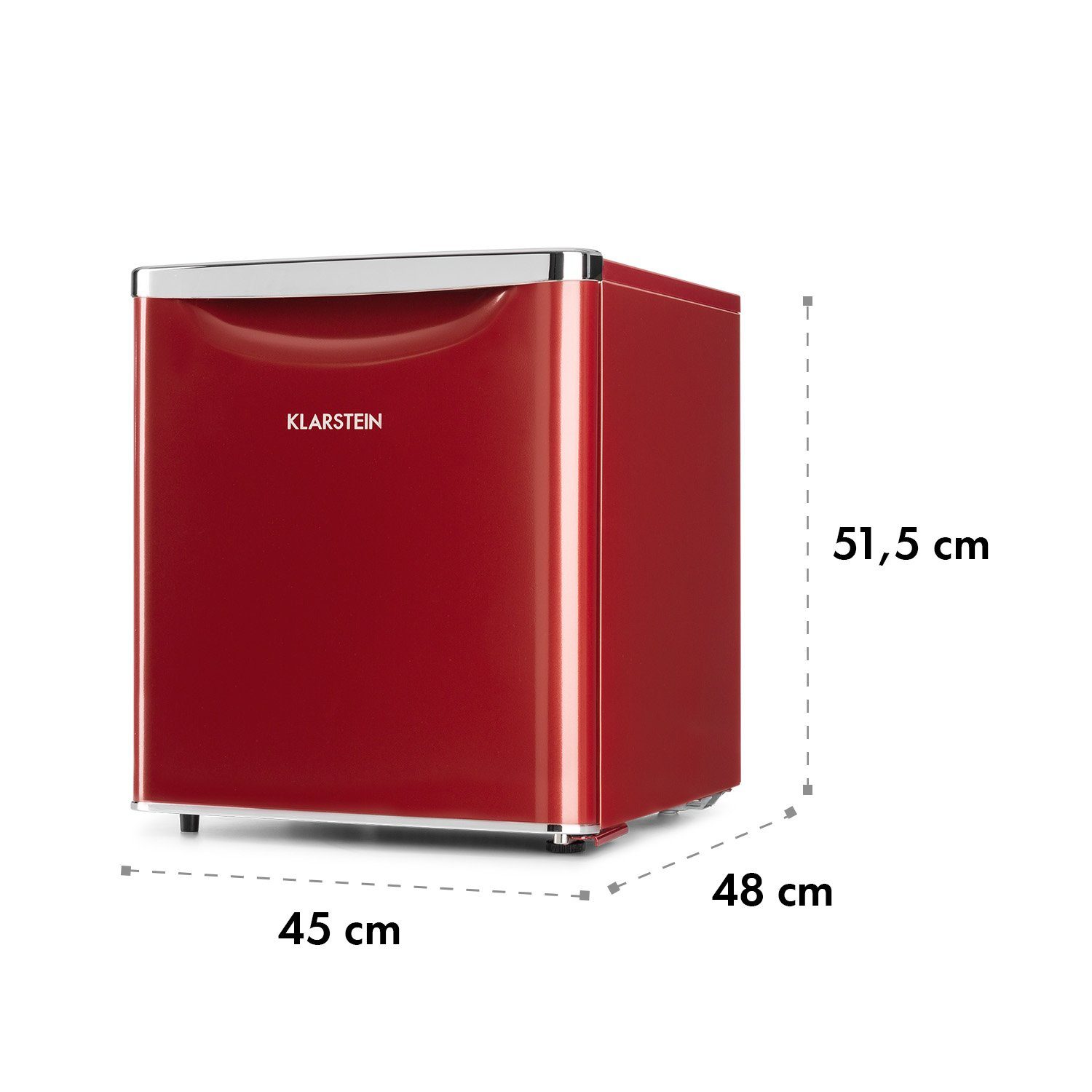 Kühlschrank cm 45 HEA19-Yummy-50-red 10035215, Table breit Top Rot hoch, cm Klarstein 51