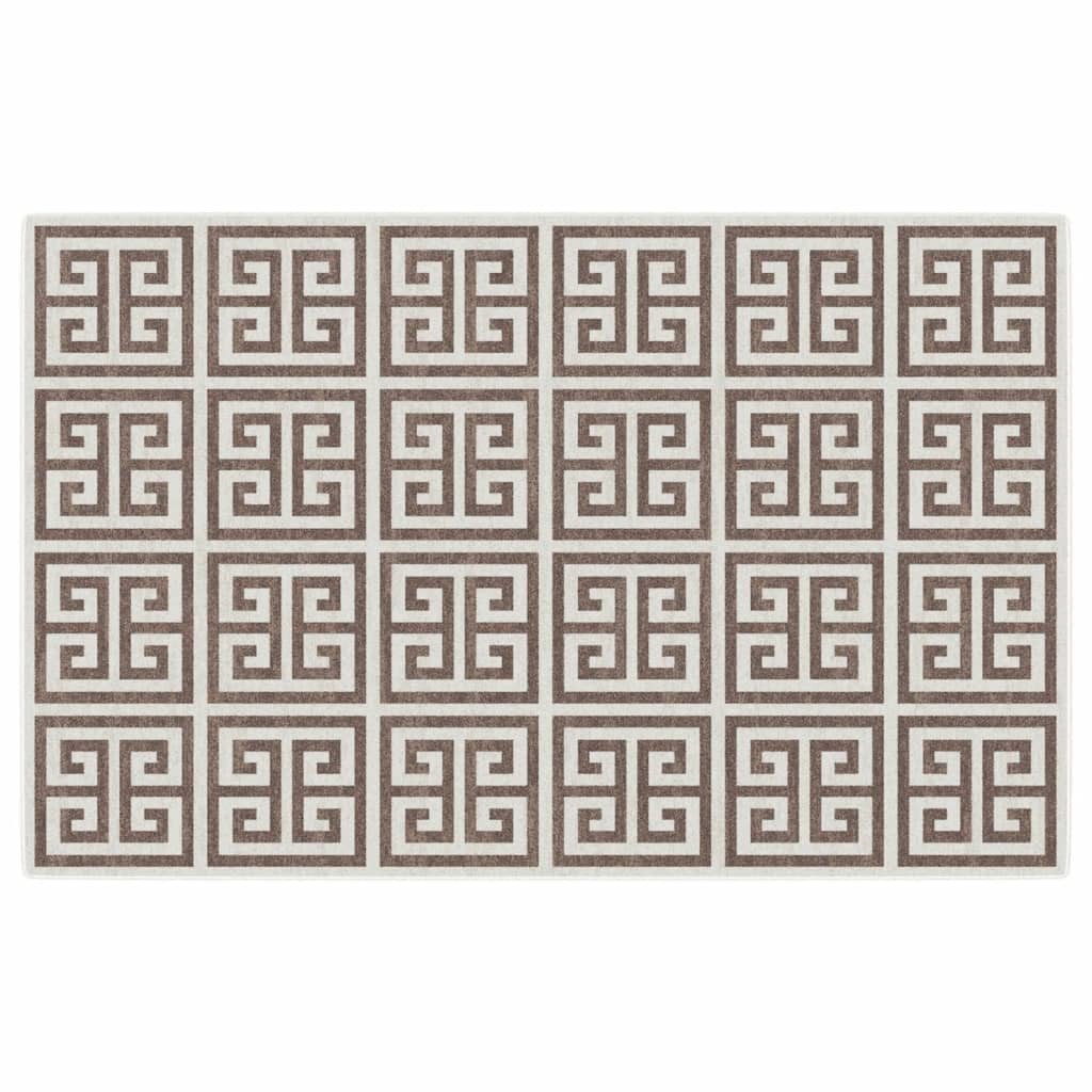 vidaXL Teppich Indoor & Outdoor Teppich Mehrfarbig 190x300 cm, Rechteckig