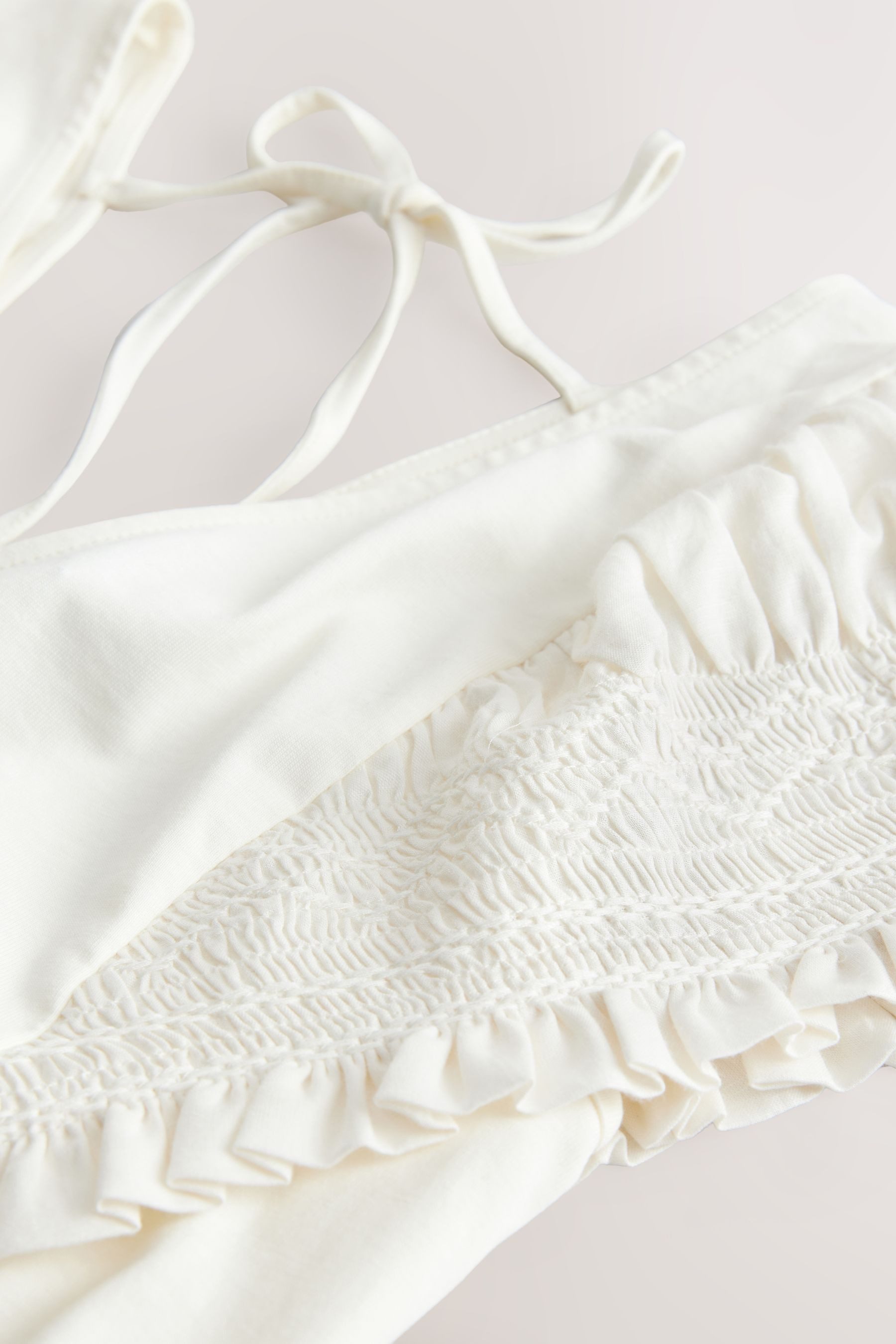 Next Jerseykleid Jersey-Minikleid mit Flügelärmeln (1-tlg)