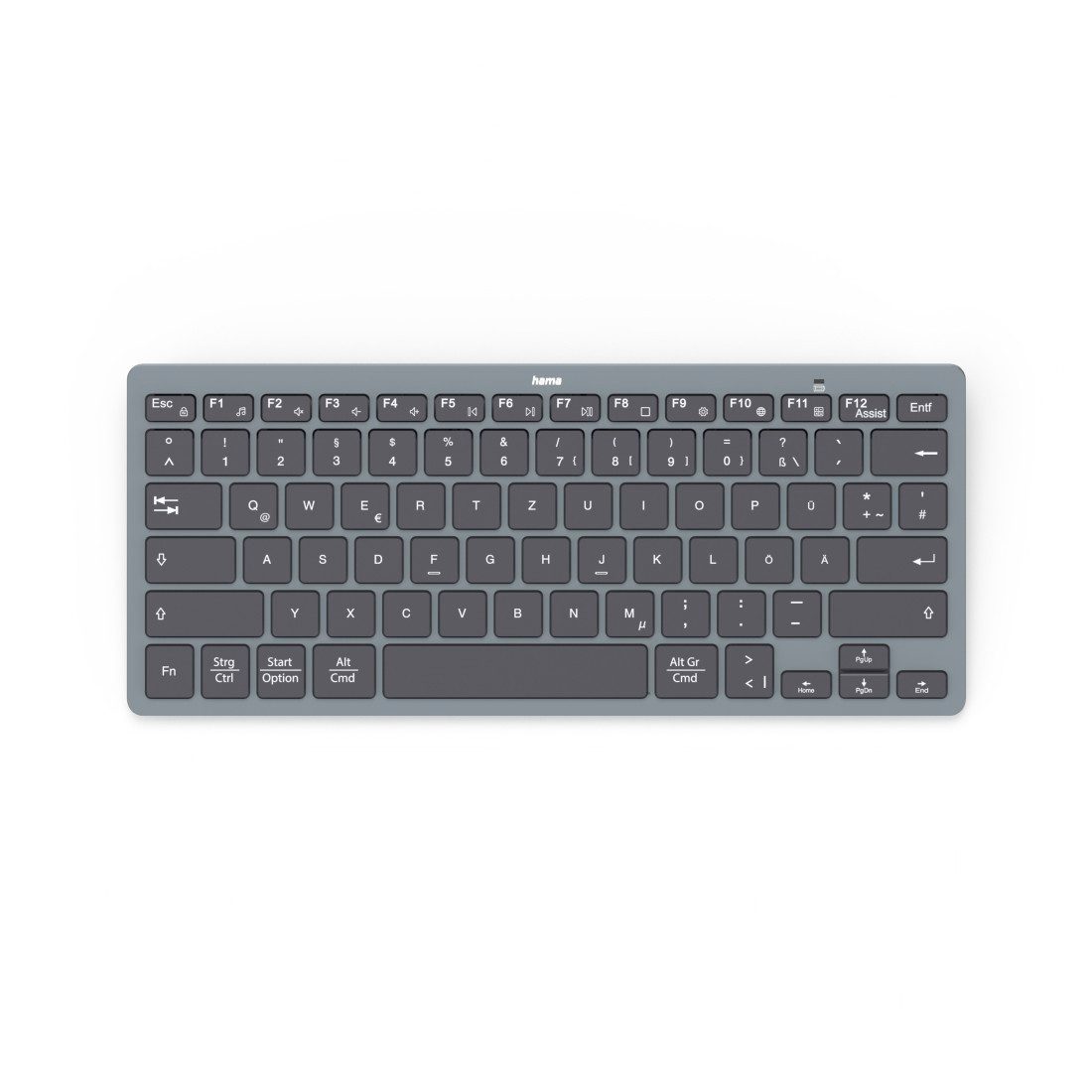 Hama Bluetooth-Tastatur "Travel 400" (kabellos, QWERTZ) Tastatur