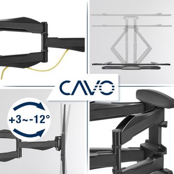 CAVO TV-Wandhalterung, (für 37 - 80 Zoll Bildschirme bis 45 kg, max. VESA 600x400 mm)