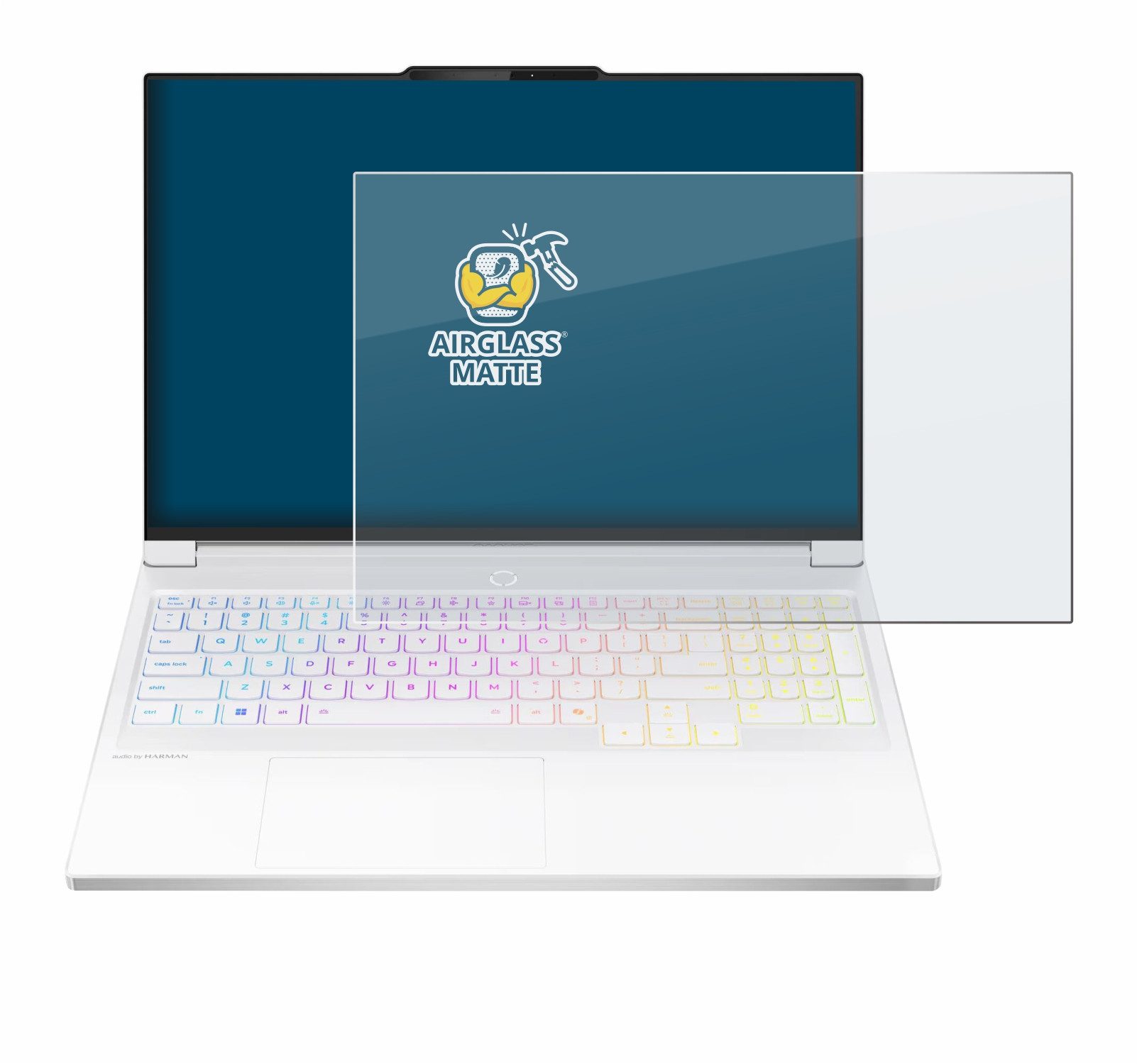 BROTECT Displayschutzglas Folie für Lenovo Legion 7i Gen 10 16", Schutzfolie Glas Panzer Display Schutz matt