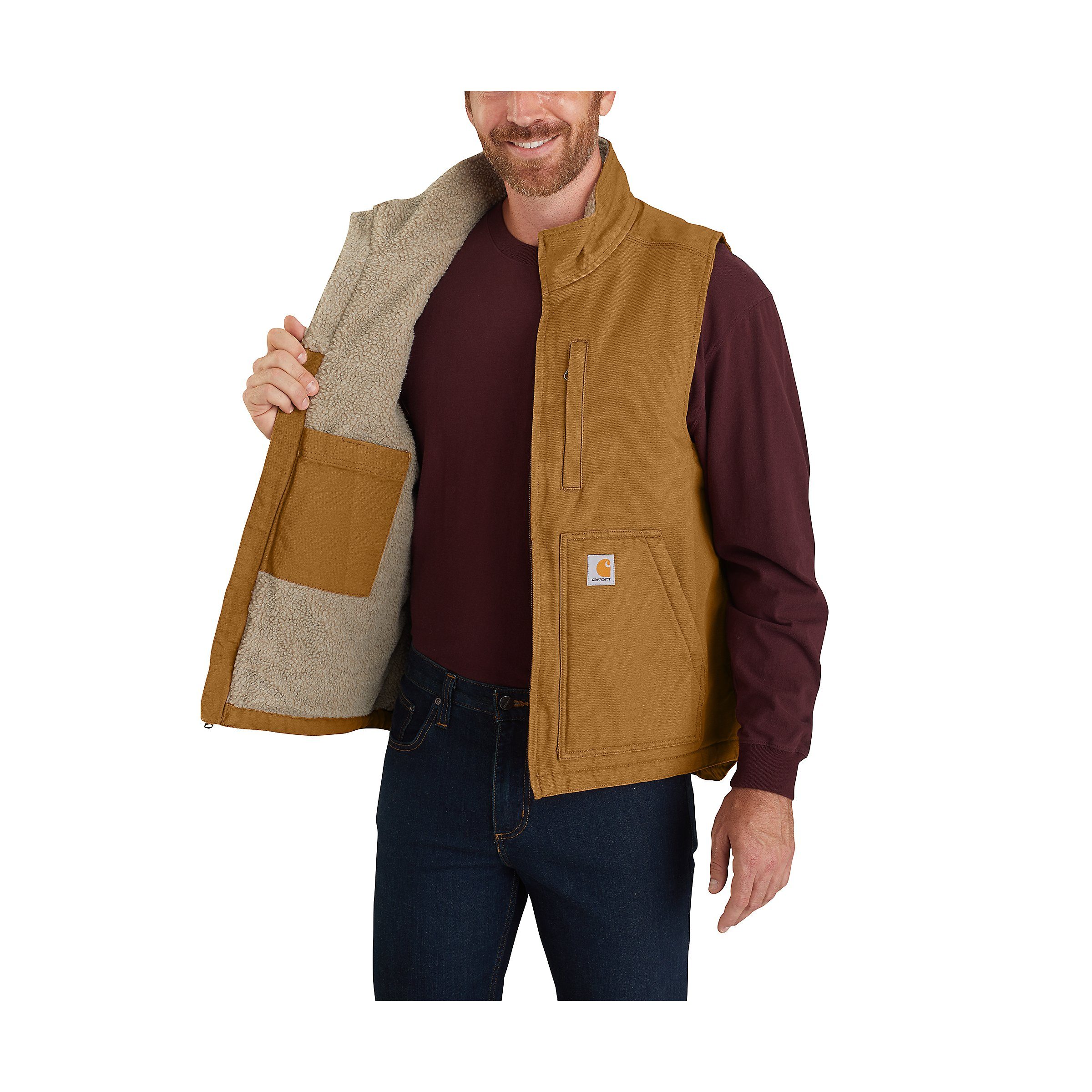 Carhartt Arbeitsweste Lined Mock Neck Loose Fit