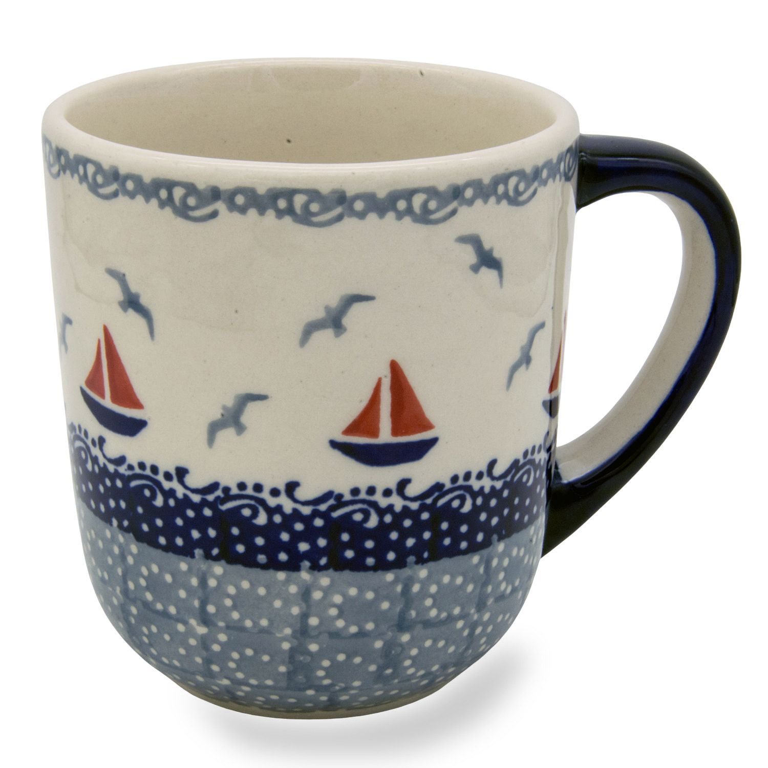 Bunzlauer Keramik Manufaktura Becher Bingen 420 ml