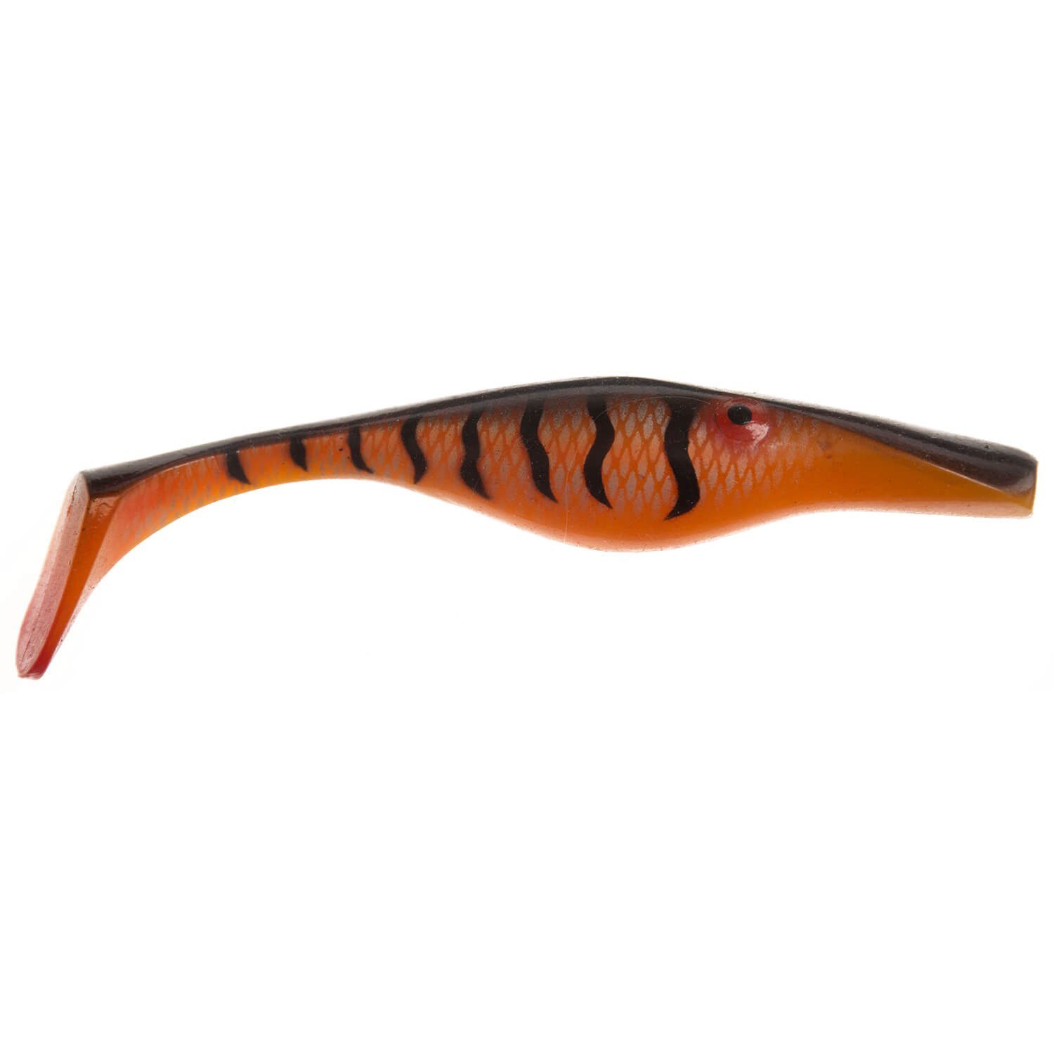 77g, 107 Orange Tiger Zalt (1-St) Zhad Gummifisch Zalt 21cm Kunstköder