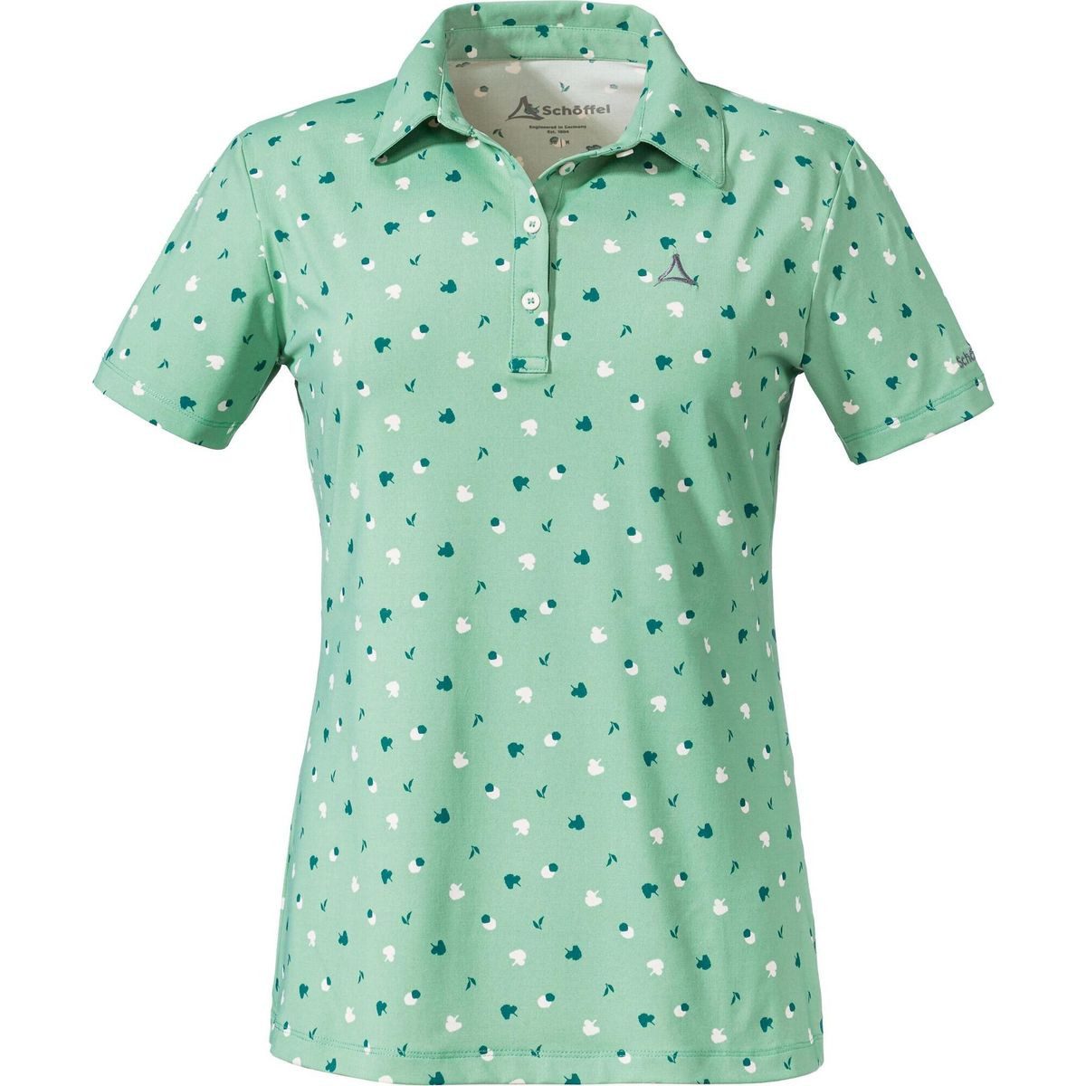 Schöffel Poloshirt Polo Shirt Achhorn Women Schnelltrocknendes Wander-Poloshirt
