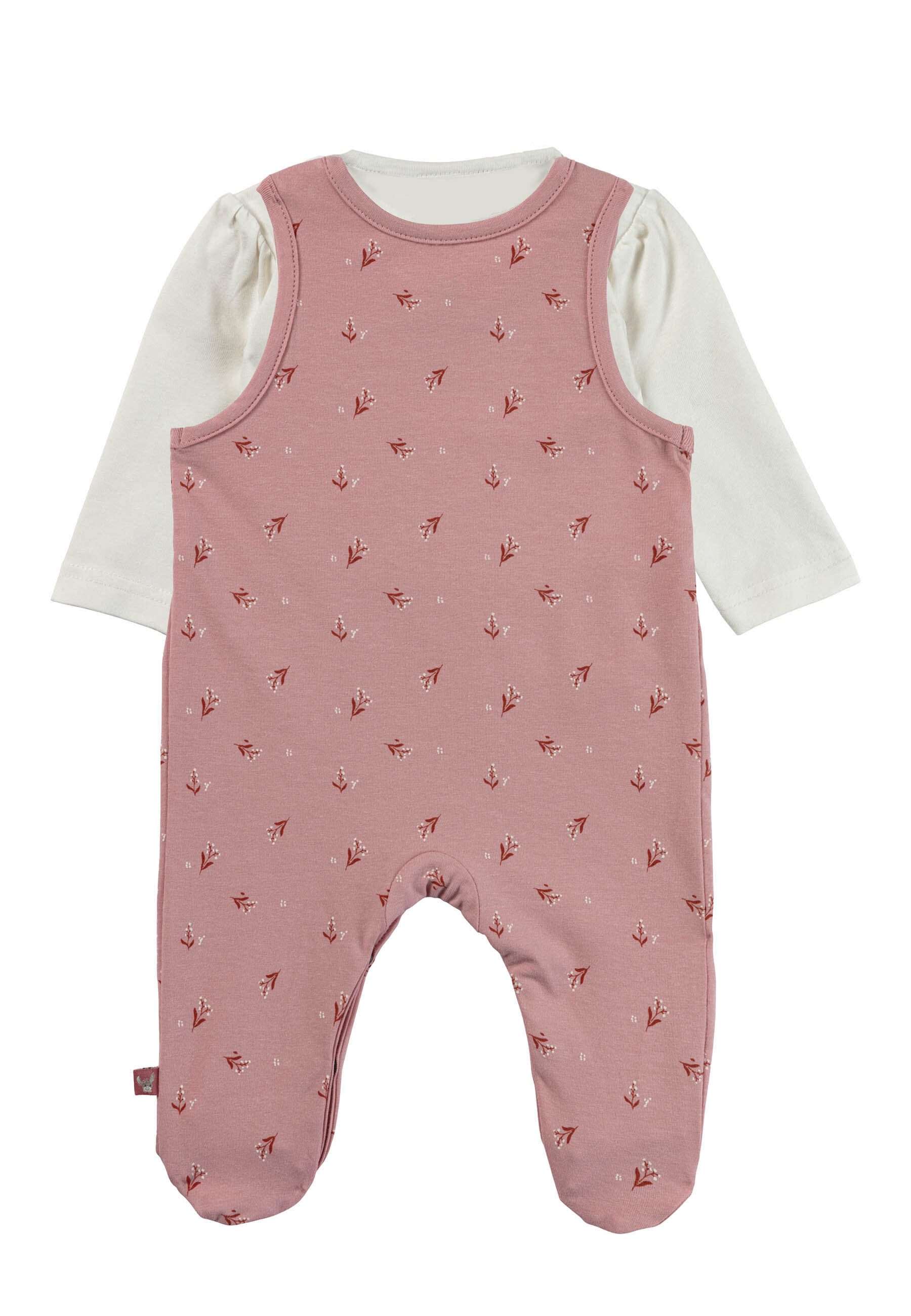 Sterntaler® Strampler Strampler-Set Jersey Blümchen (2-tlg., Set)