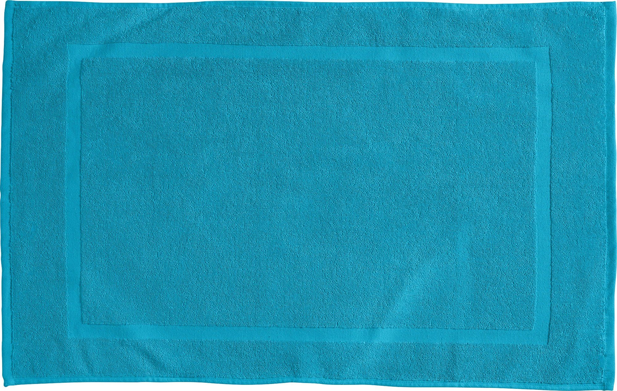 REDBEST Badematte Duschvorlage "Chicago", Höhe 5 mm, Frottier, eckig, Walk-Frottier Uni