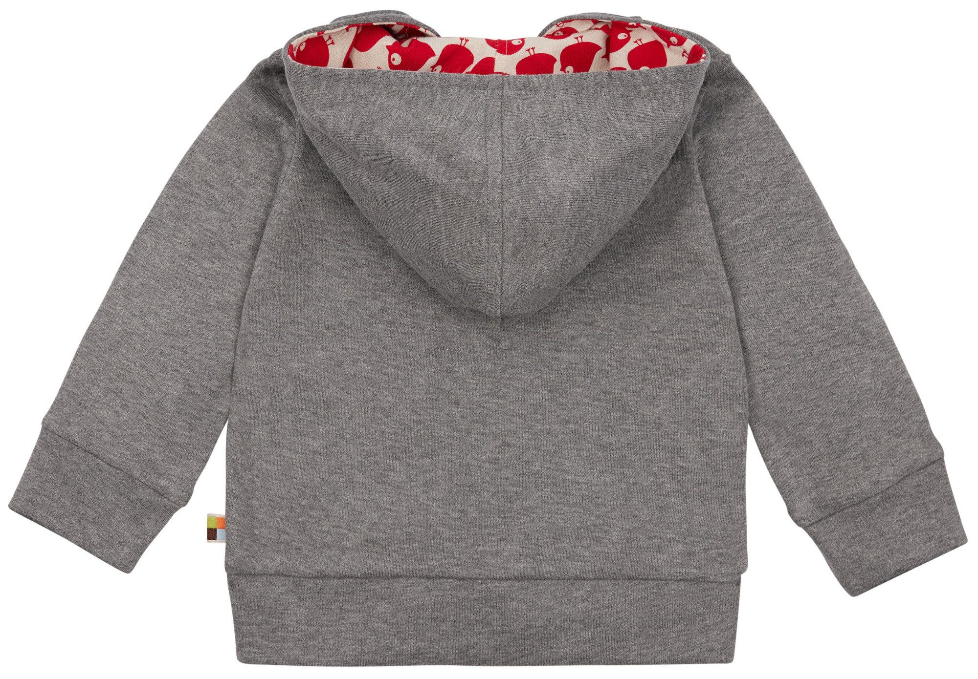 loud + proud Kapuzensweatjacke aus leichtem Interlock