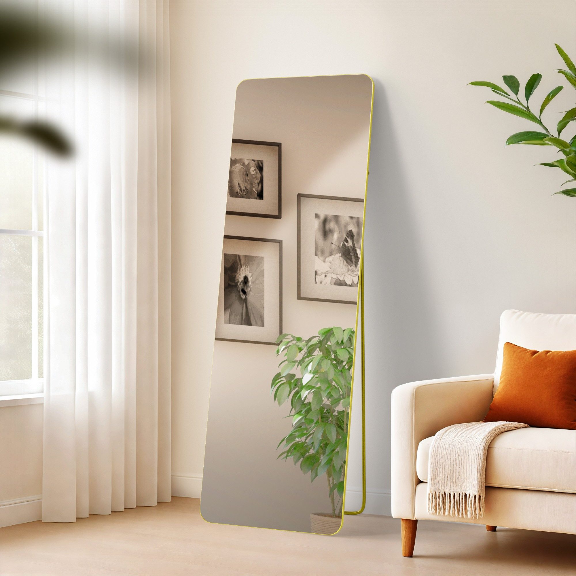 CLP Standspiegel Gurnee, Standspiegel und Wandspiegel in einem, Metallrahme günstig online kaufen