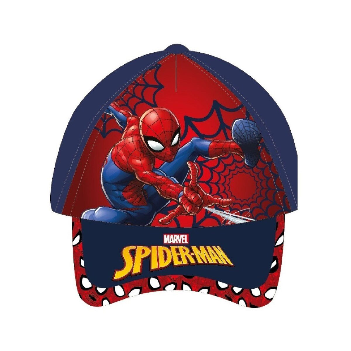 Spiderman Baseball Cap Spiderman Webbed Kinder Baseballkappe 54 cm