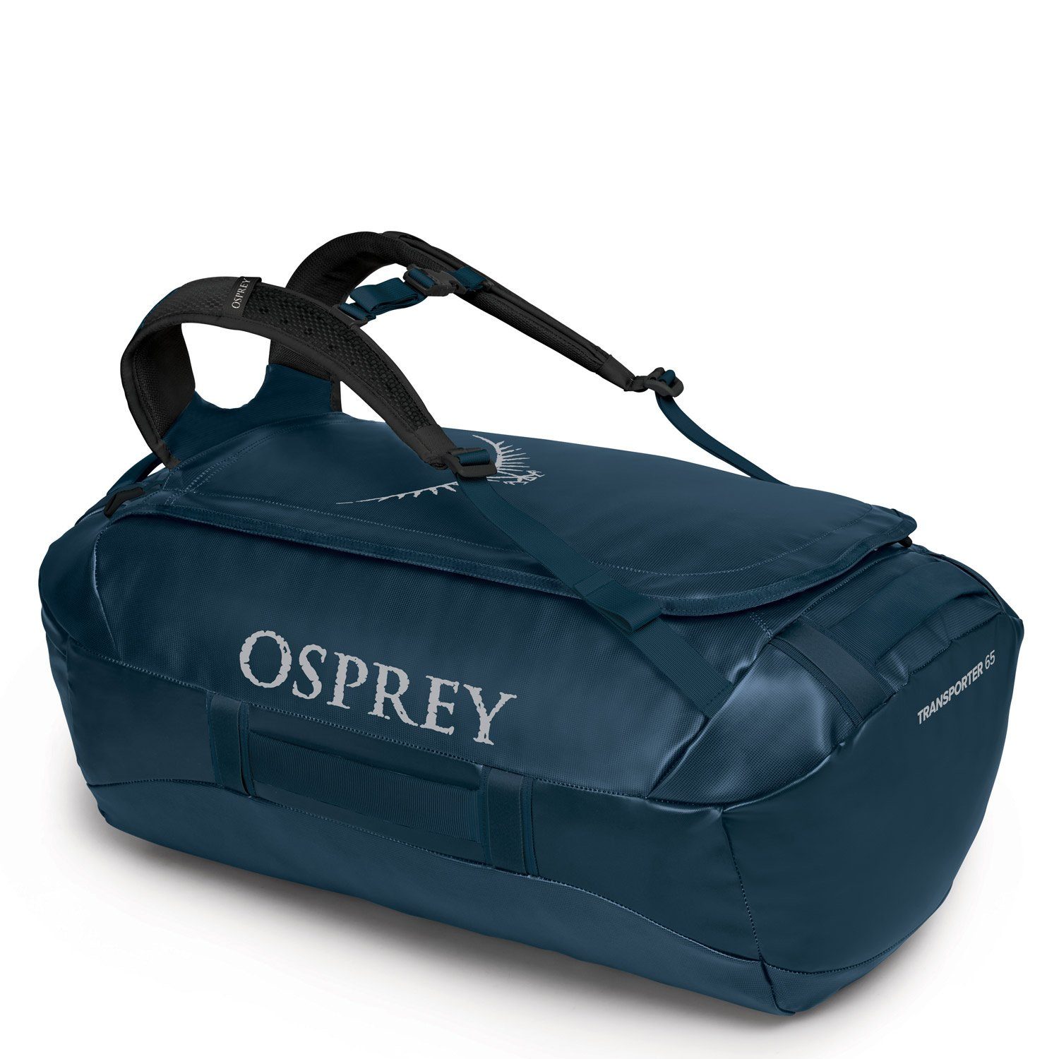 Osprey Rucksack OSPREY Reisetasche/Rucksack Transporter 65 Venturi Blue (Stück, Stück)