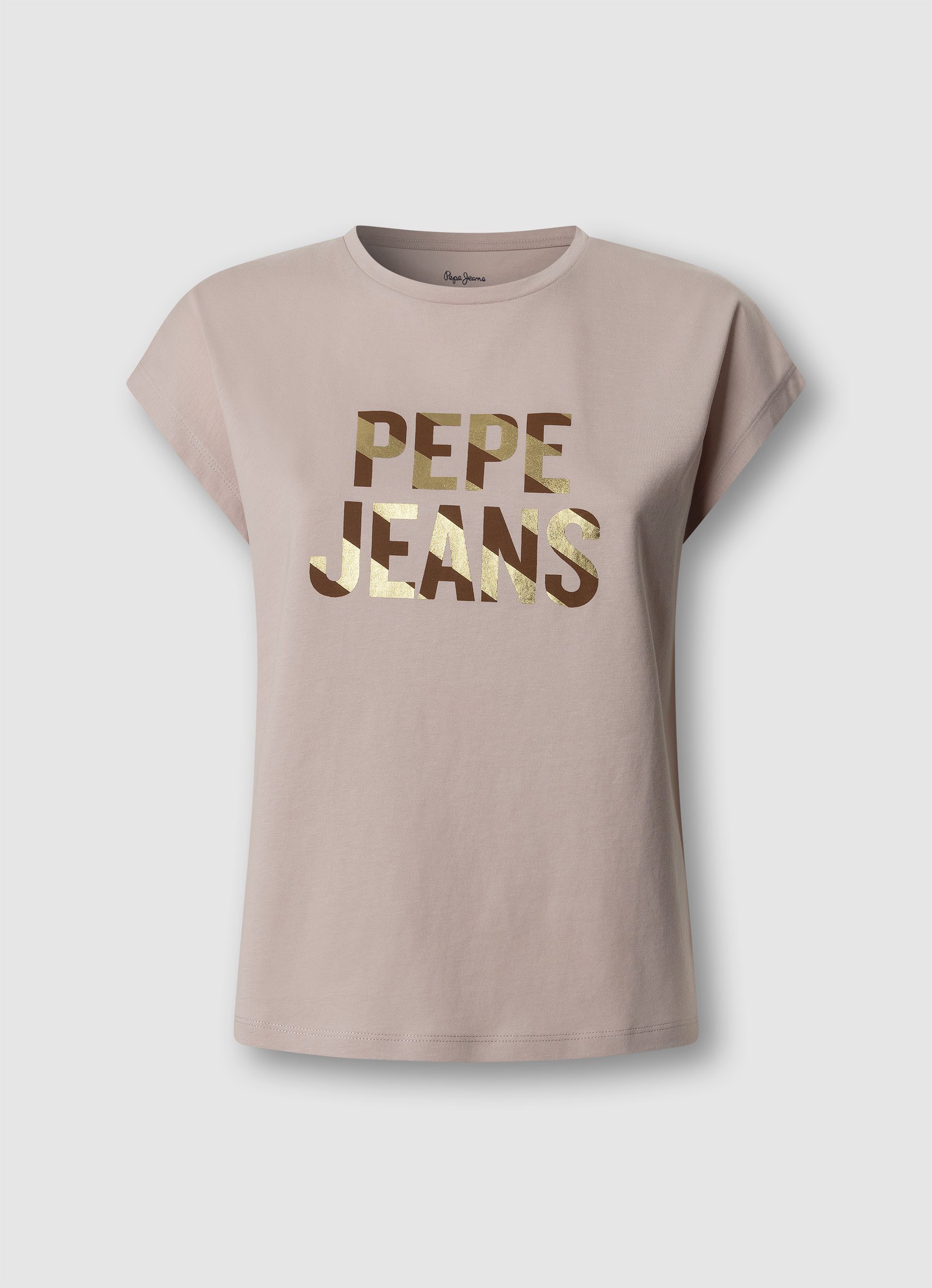 Pepe Jeans T-Shirt CATALINA aus Baumwolle, Logoschriftzug