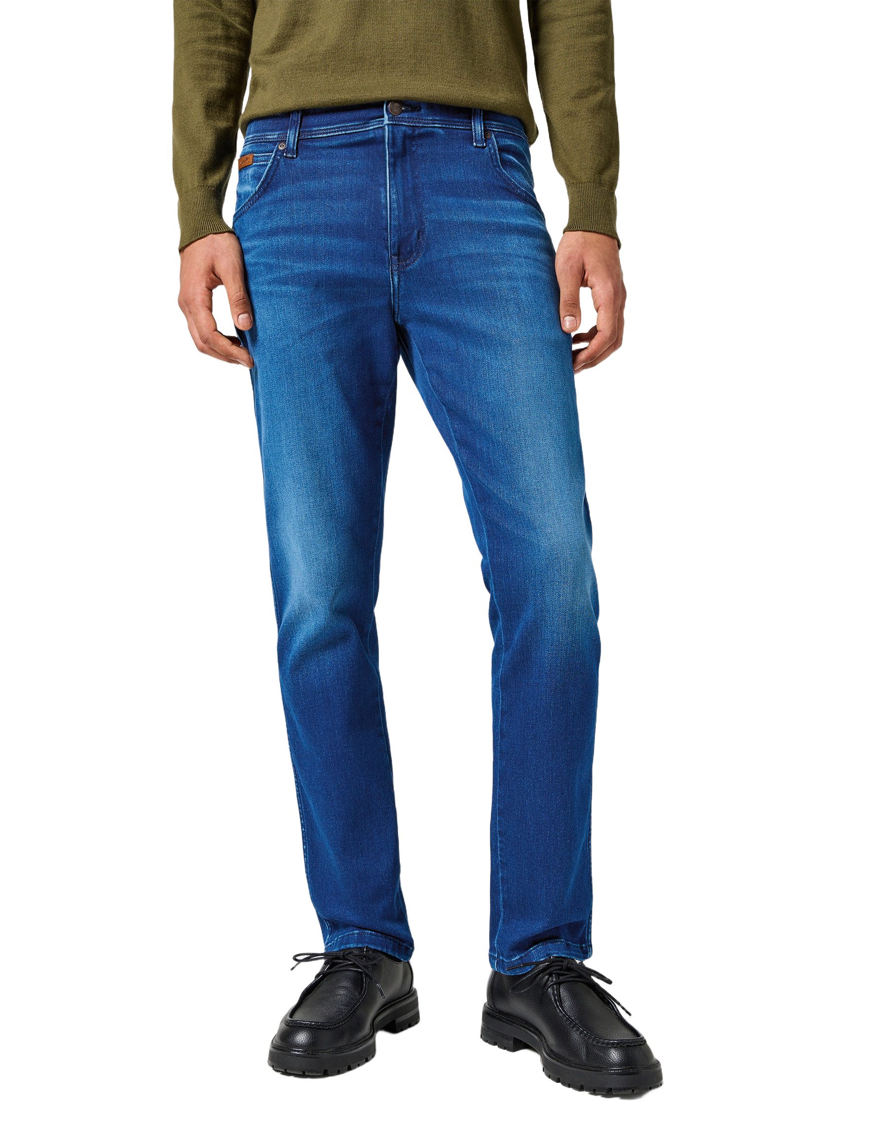 Wrangler 5-Pocket-Jeans WRANGLER TEXAS SLIM blue jam 112358217 - FREE TO STRETCH