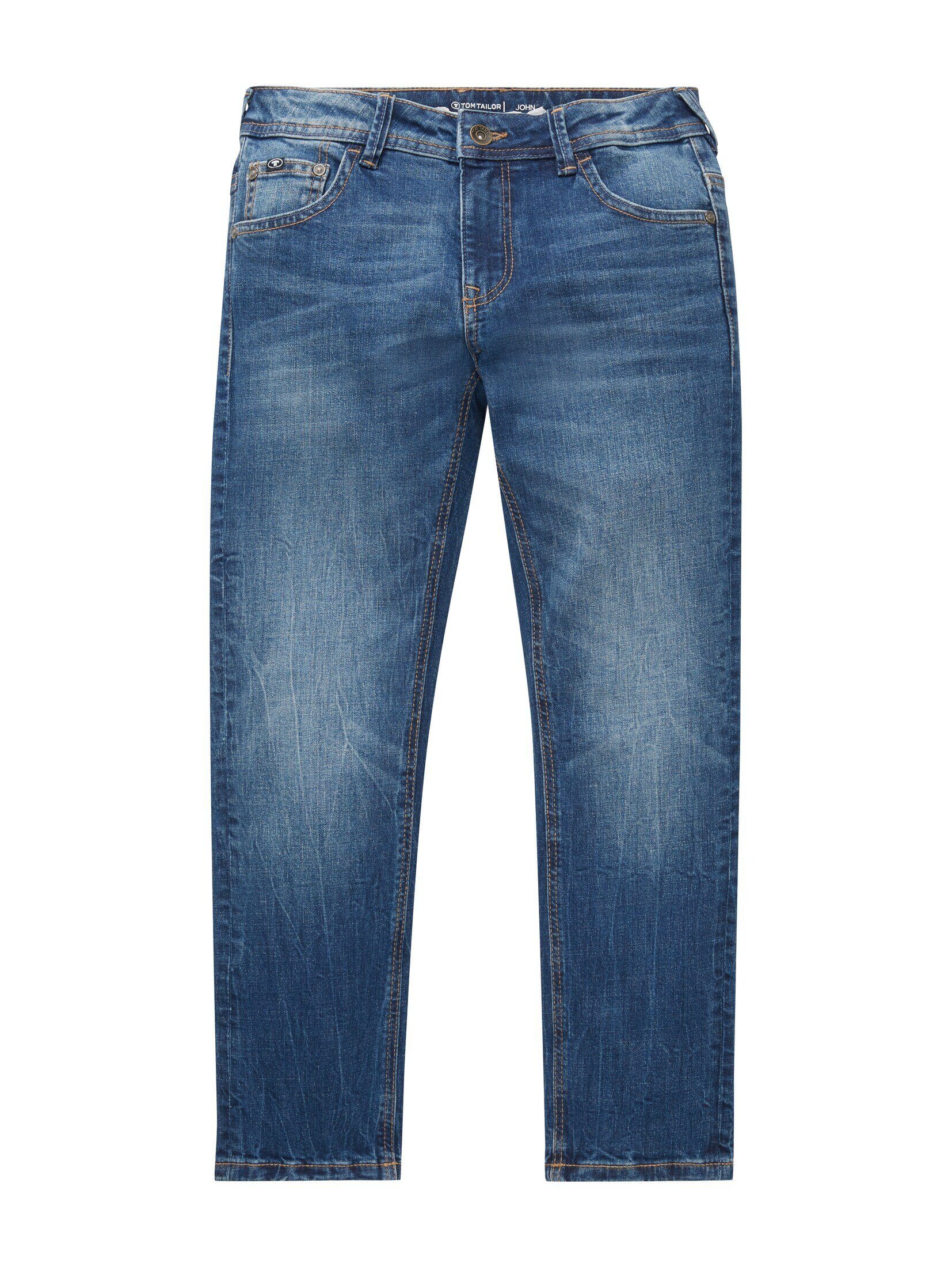 TOM TAILOR Slim-fit-Jeans Jeanshosen JOHN SLIM Jeans mit Stretch – Bild 3 von 5