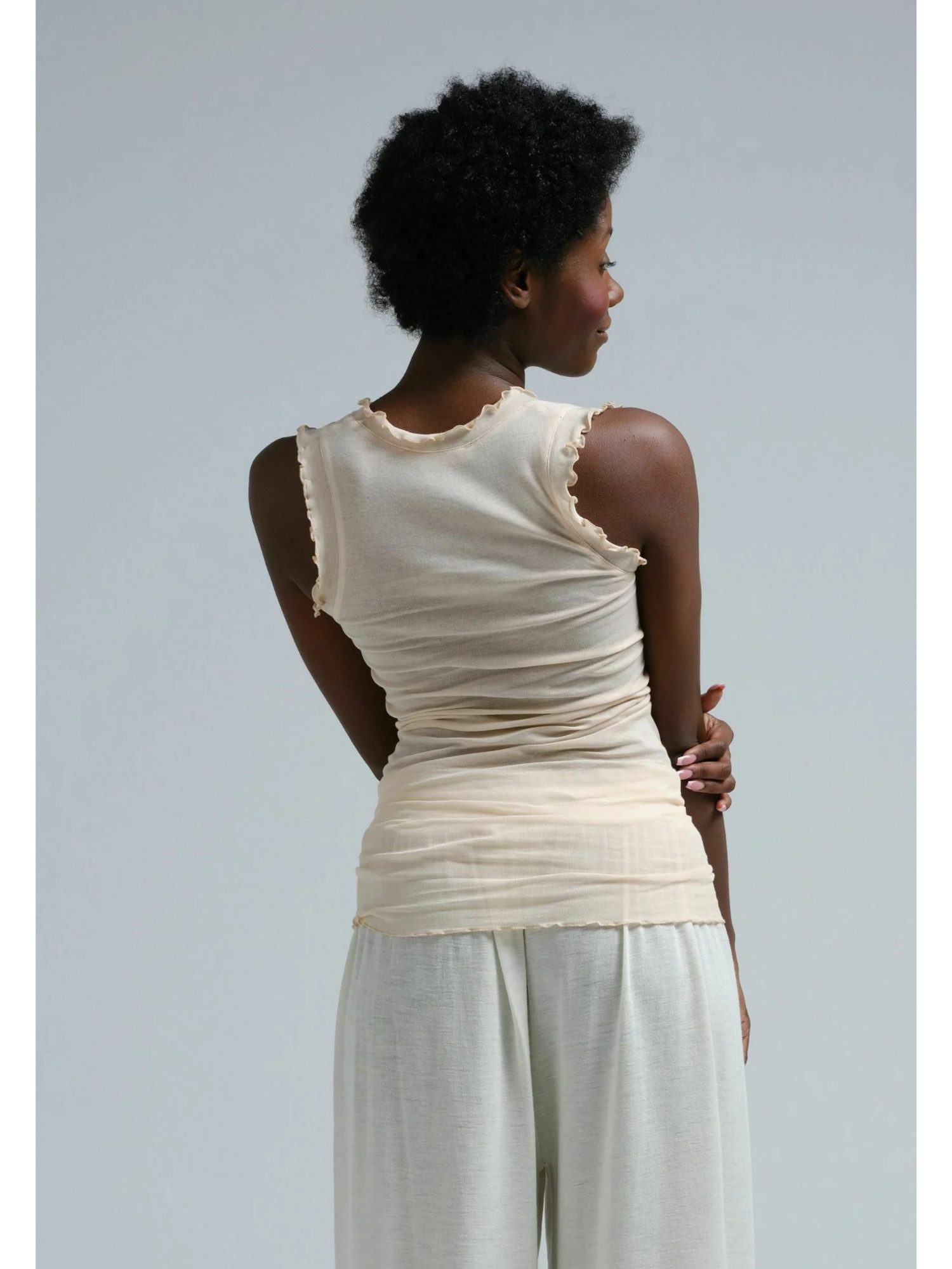 Seamless Basic Funktionstop Seamless Basic Top Flounce