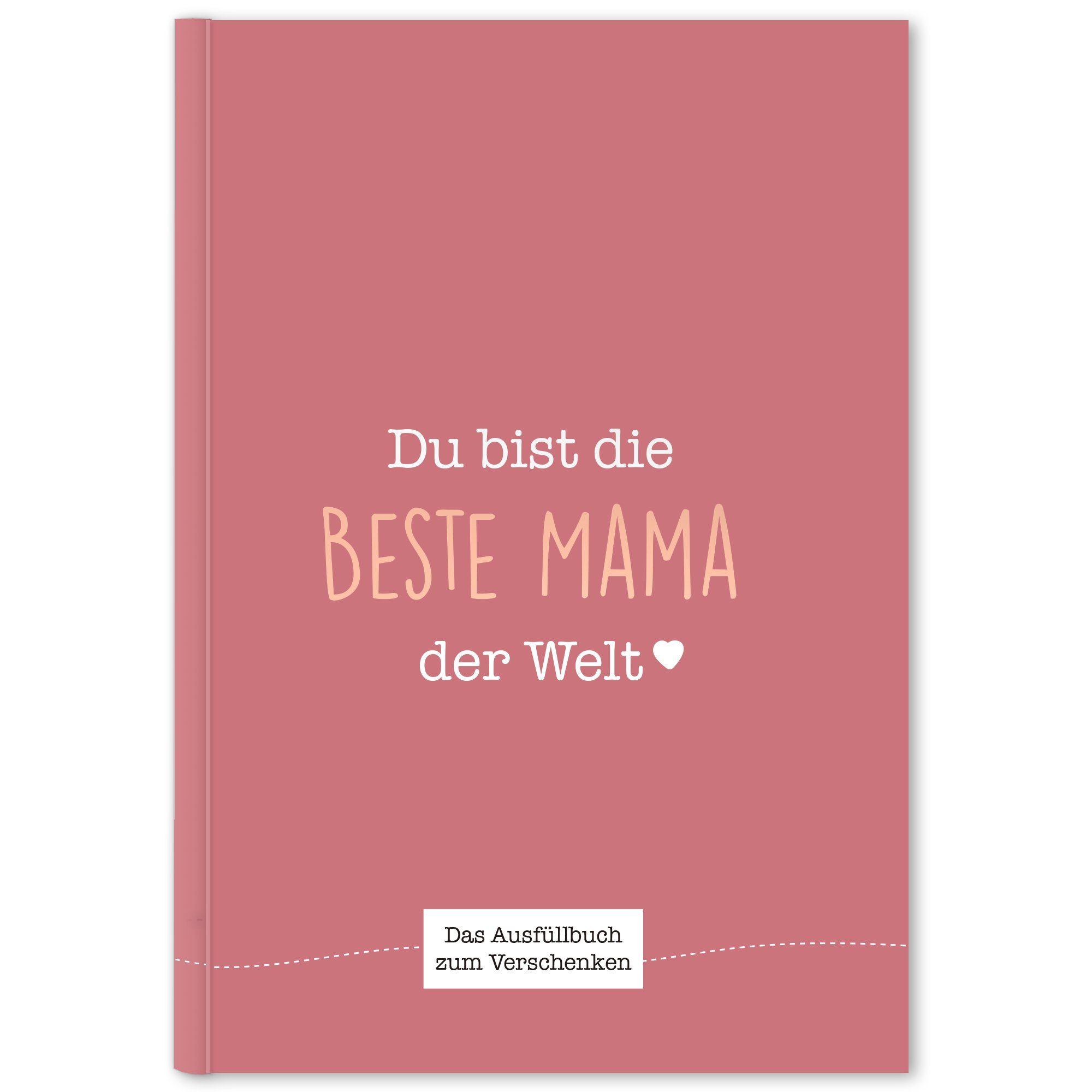 CUPCAKES & KISSES Tagebuch Mama Buch zum Ausfüllen