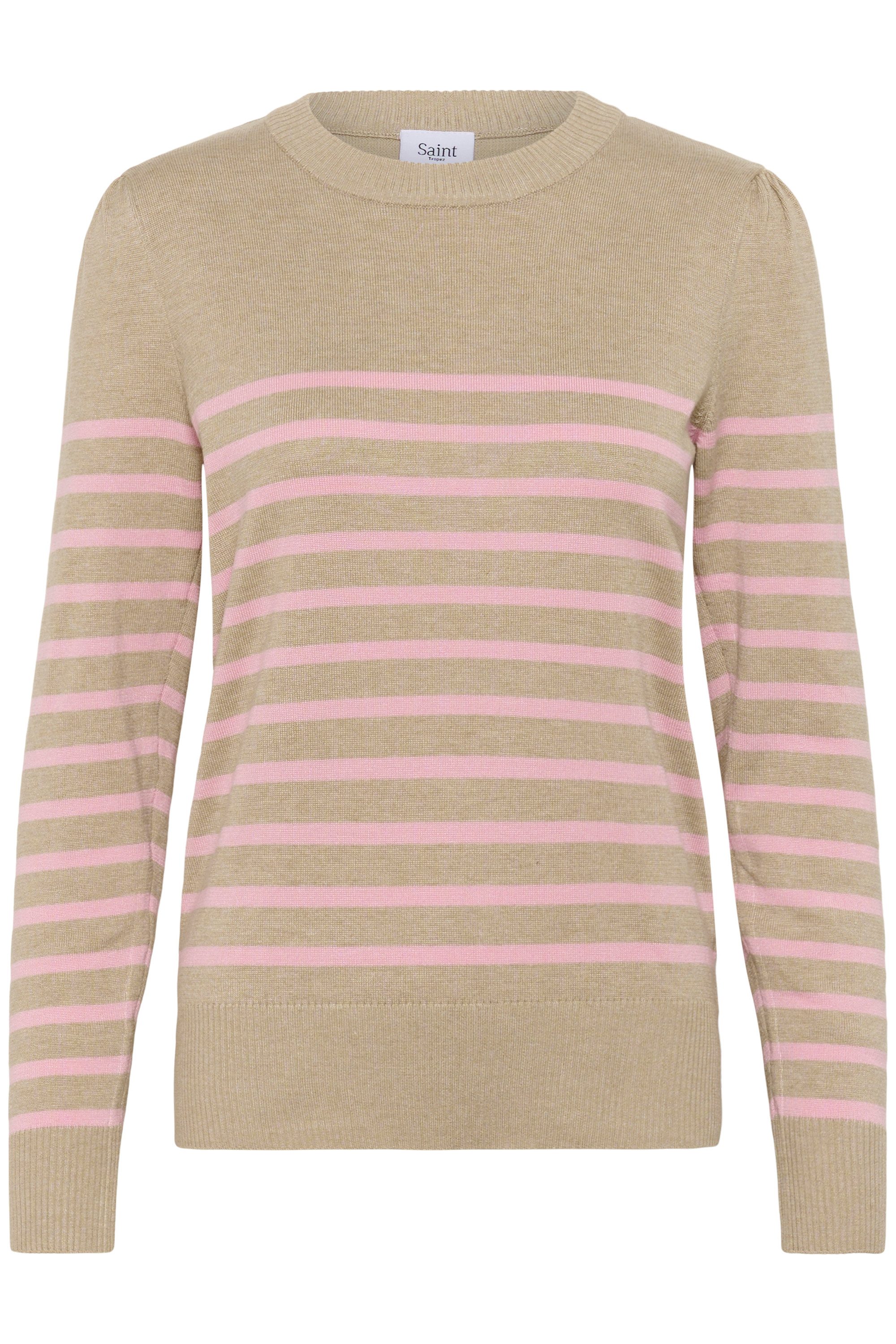 Plaza Taupe Pink Stripe