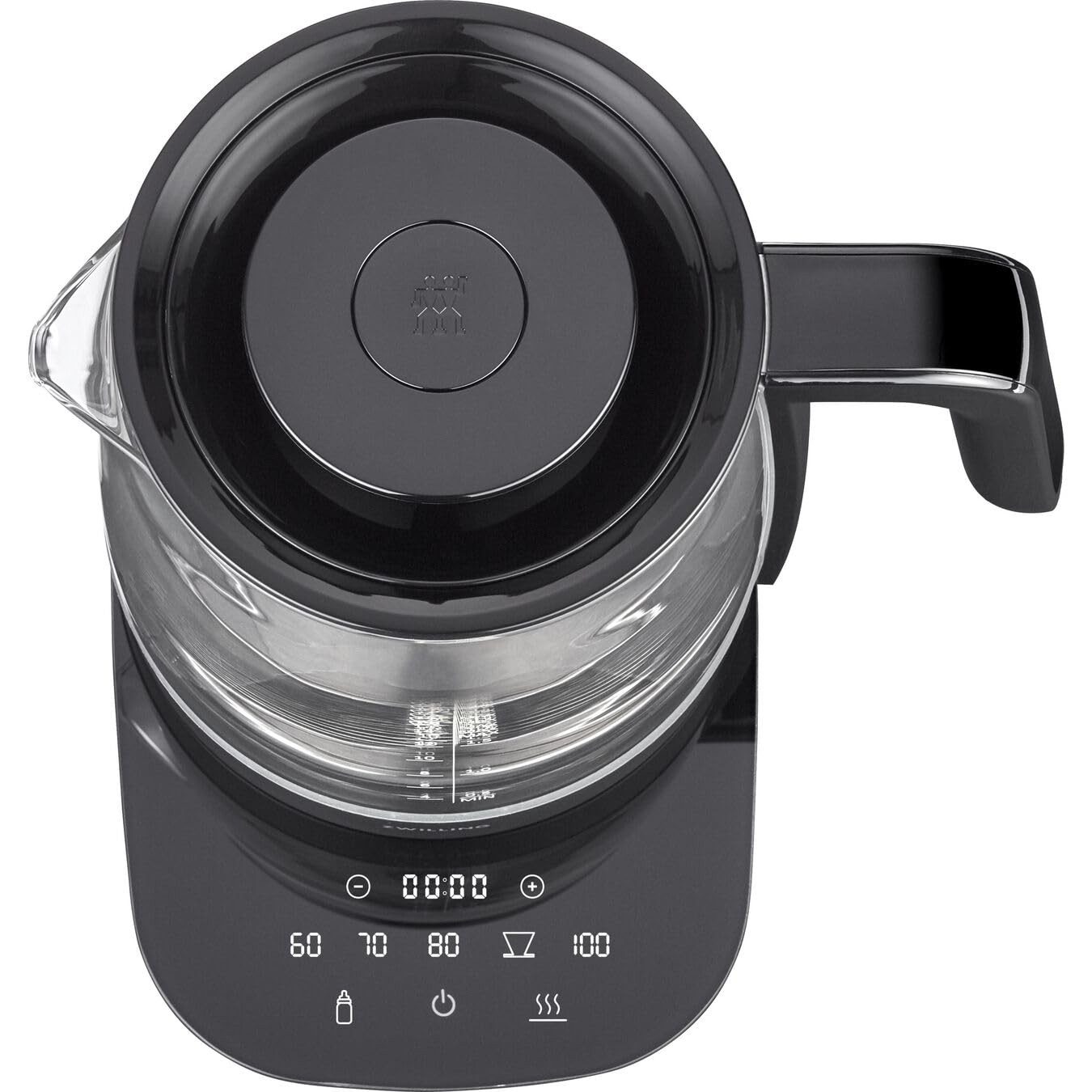 Zwilling Wasserkocher Wasserkocher 1,7L - 1008908, Regelbare Temperatur, Warmhaltefunktion, Schnellaufheizung