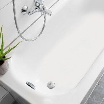 Navaris Ablaufgarnitur Universal Stöpsel für Abfluss - Stopfen Badewanne Spüle Dusche (1-St)