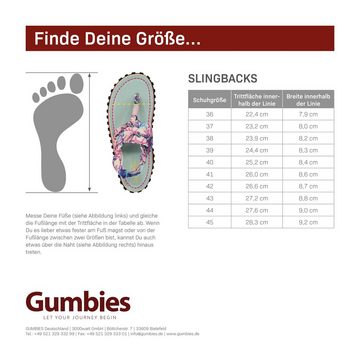 Gumbies Slingback in Picnic Riemchensandalette aus recycelten Materialien »in farbenfrohen Designs«