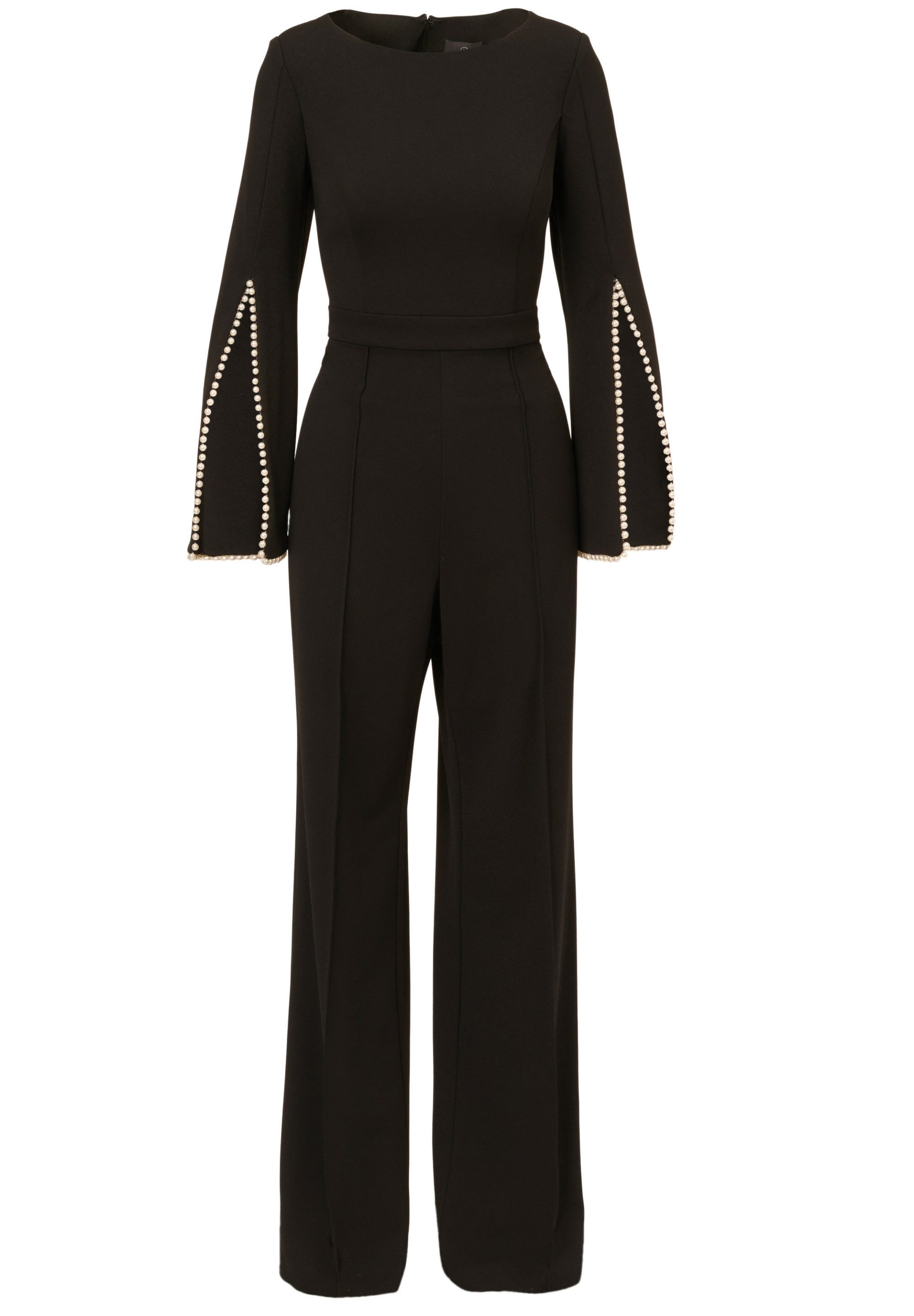 Adrianna Papell Jumpsuit Split Sleeve Crepe Jumpsuit Glamourös, schimmernd, günstig online kaufen
