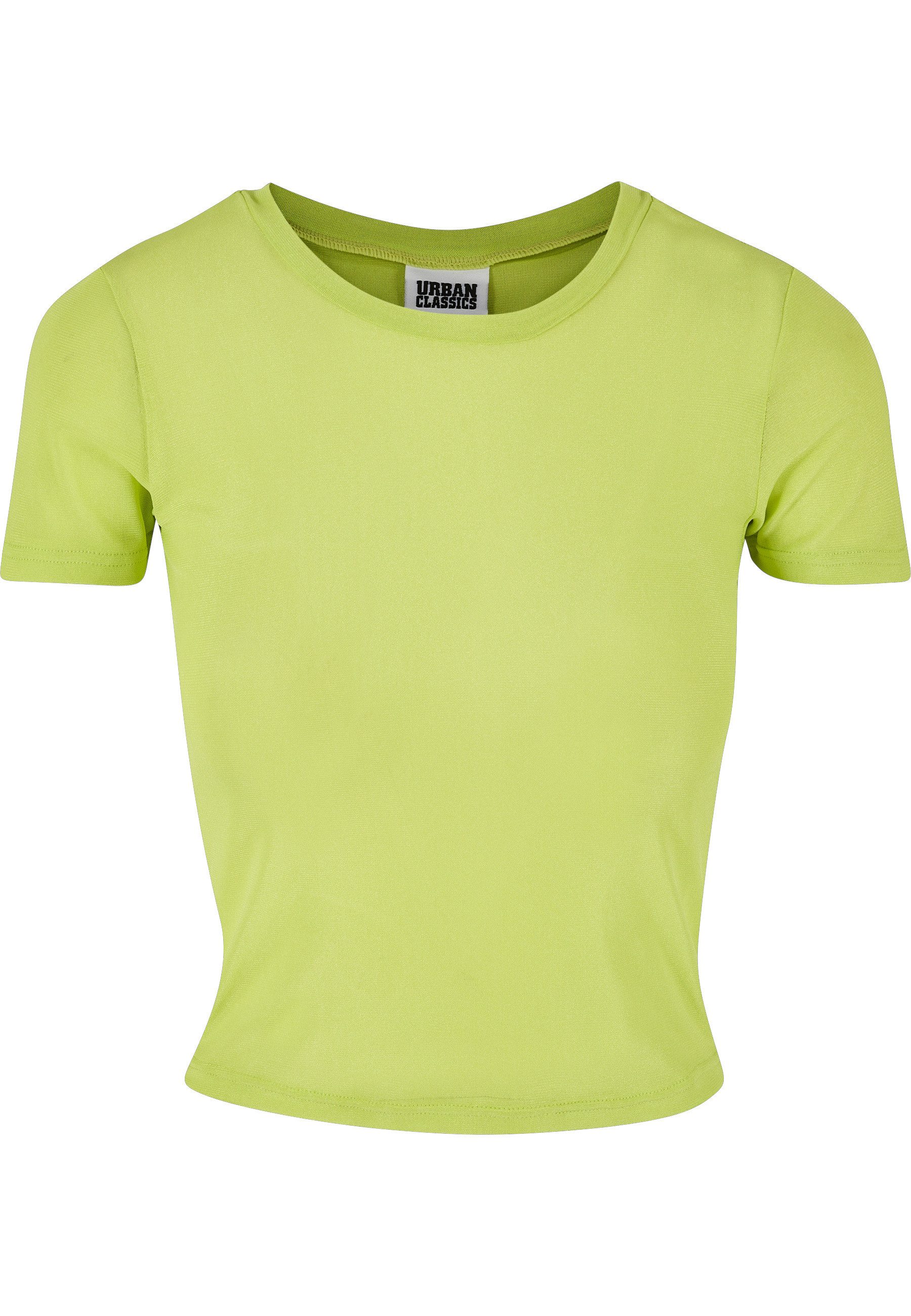 T-Shirt Urban Classics Damen Ladies Short Mesh Tee