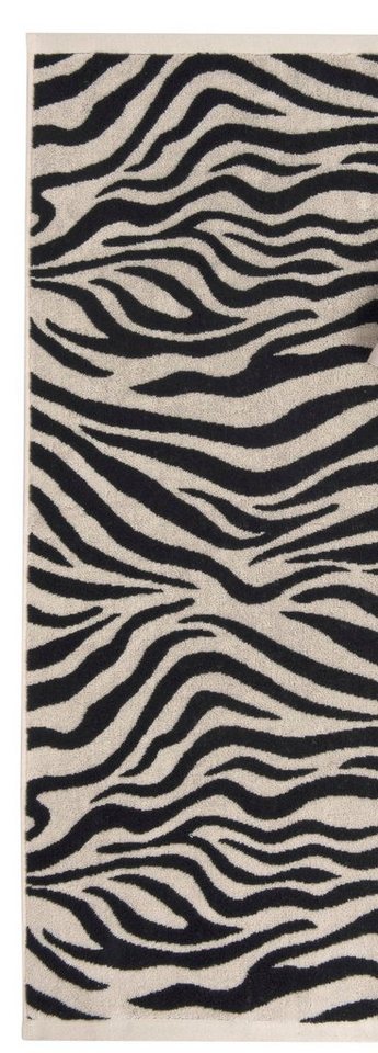 Lasa Home Handtuch Handtuch im Zebra Design, Frottee (1-St), Baumwolle