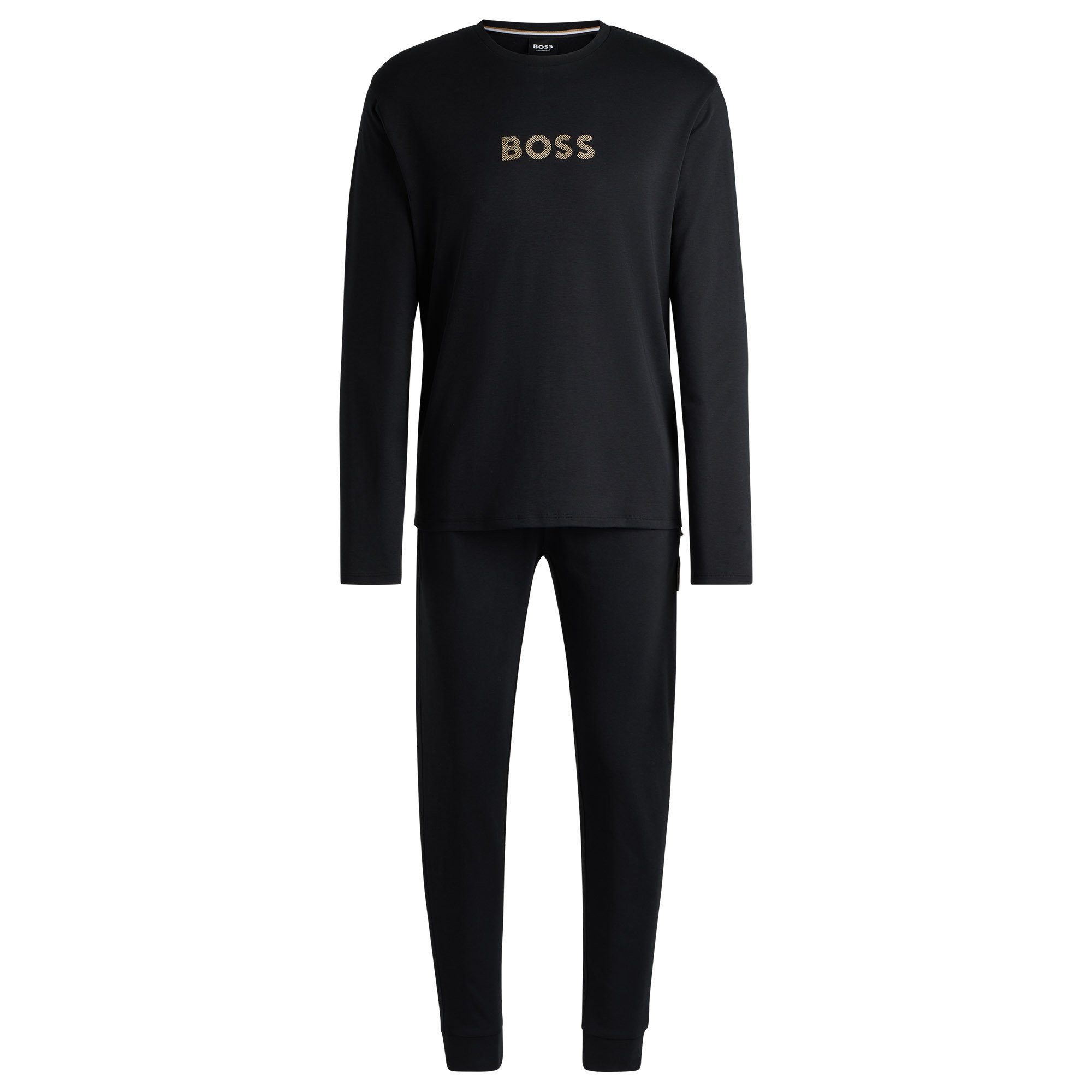 Pyjama Herren Pyjama Baumwolle Gift Long Set