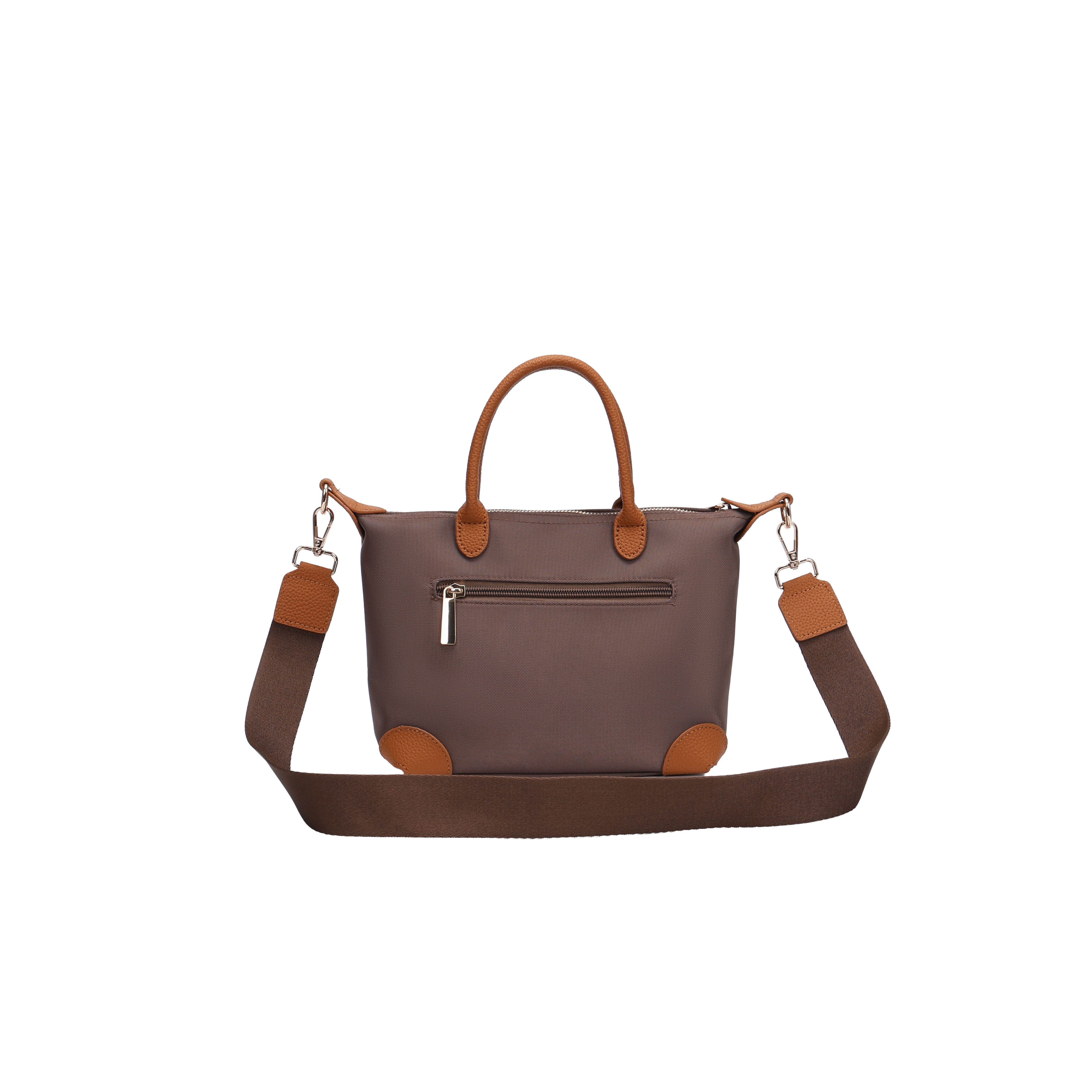 BRISE TASCHE Handtasche Kompakte PU-Handtasche mit Schulterriemen und Reißverschluss, abnehmbarer Schulterriemen, Reißverschlussfächer