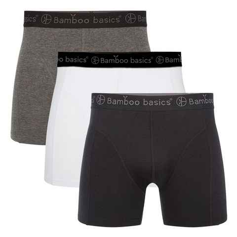 Bamboo basics Boxer Herren Boxer Shorts RICO, 3er Pack - atmungsaktiv