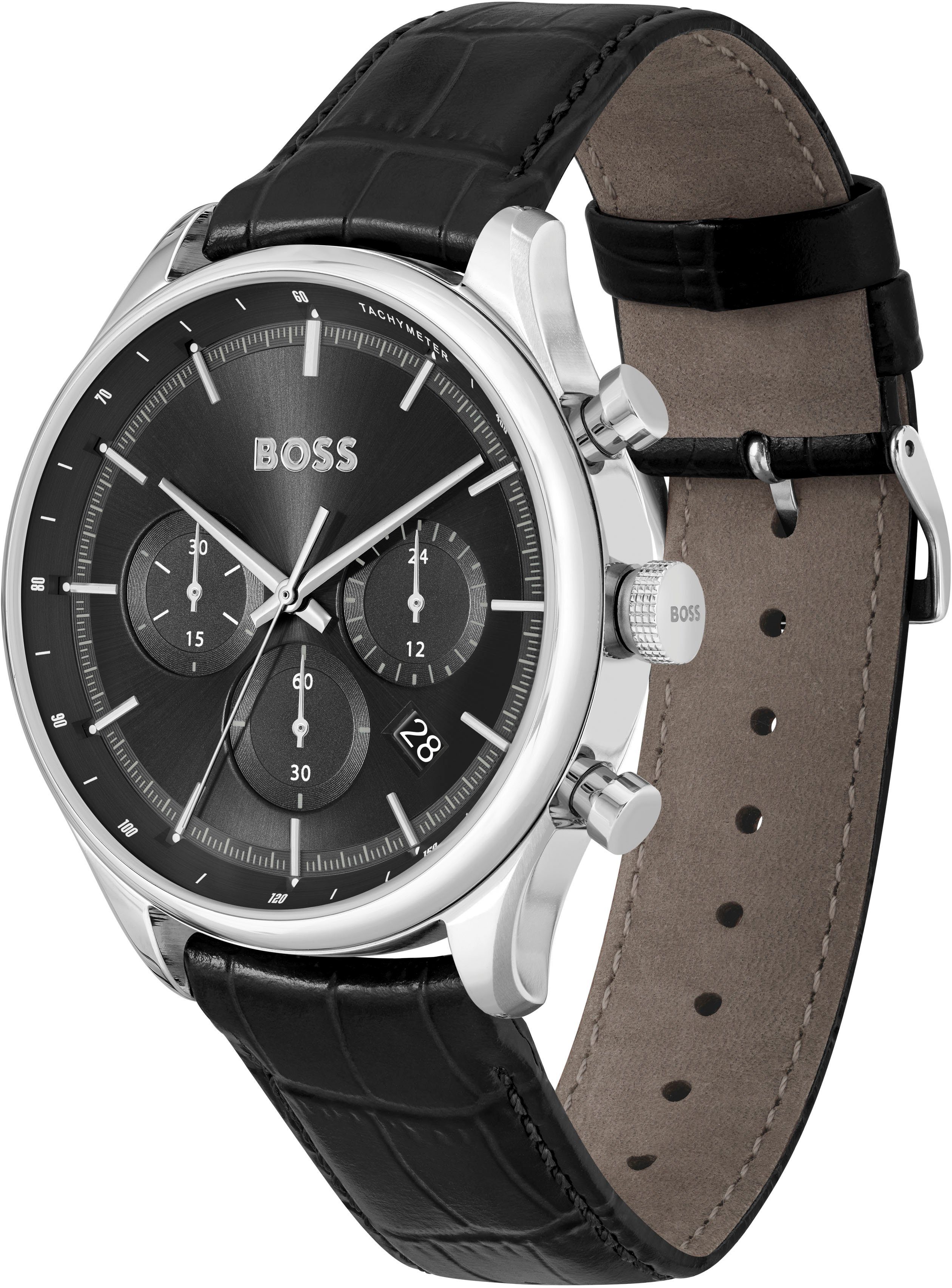 BOSS Chronograph GREGOR 1514049, Quarzuhr, Herrenuhr, Armbanduhr, Stoppfunk günstig online kaufen
