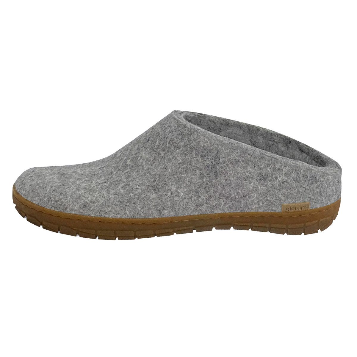 glerups dk Naturkautschuksohle Pantoffel (1-tlg) Pantoffeln - Aus 100% reiner Naturwolle, Schützt vor Geruch