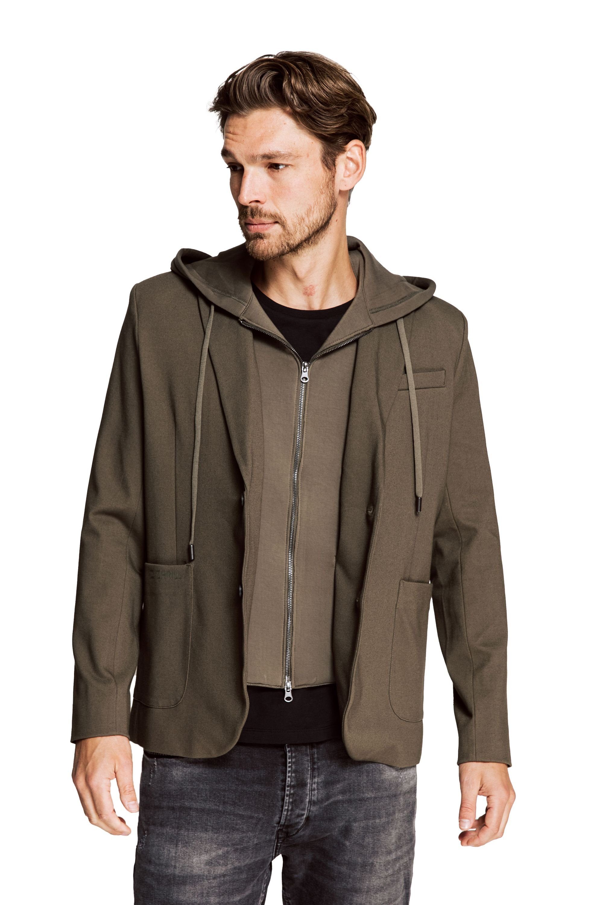 ARIAN Blouson Sweatjacke Tragekomfort Zhrill angenehmer (0-St) Olive