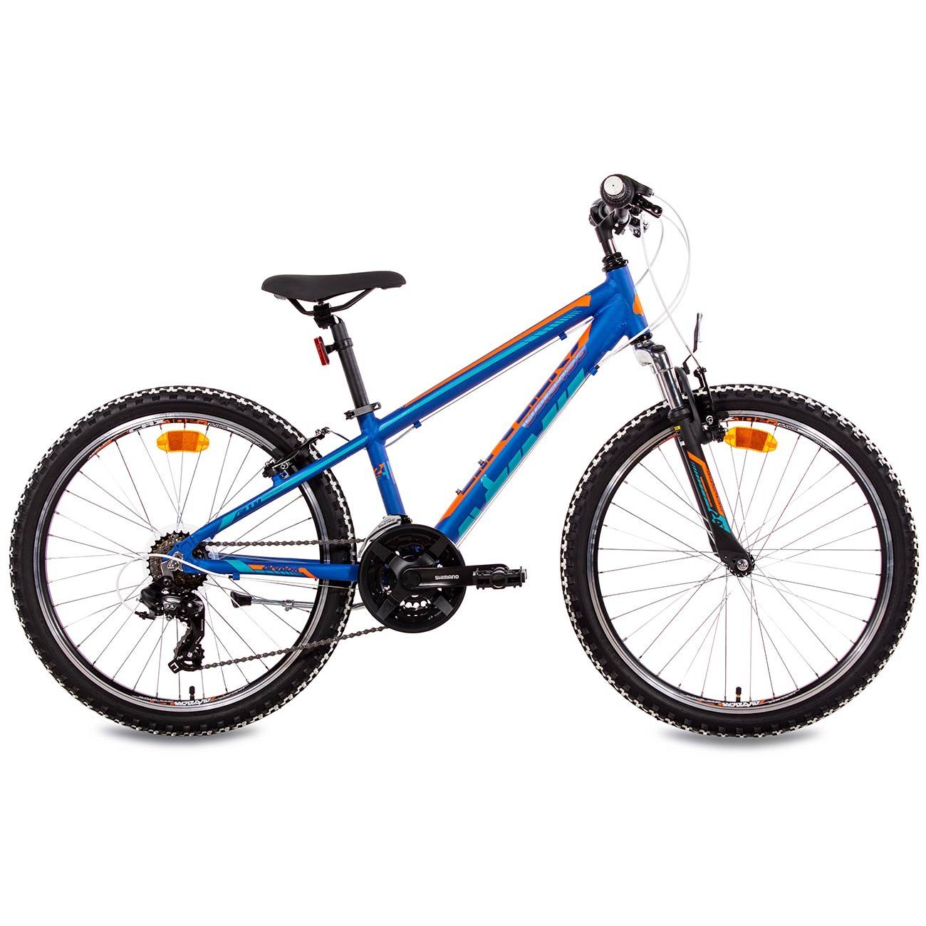 Kinderfahrrad Aluminium Shimano « 12 Gang Kinderfahrrad Schaltwerk, Jahre 125-145cm Kinder - 18 Mountainbike YO.2430, 24 » Fahrrad 9 KÖRPERGRÖSSE Kettenschaltung, Airtracks MTB Zoll Tourney